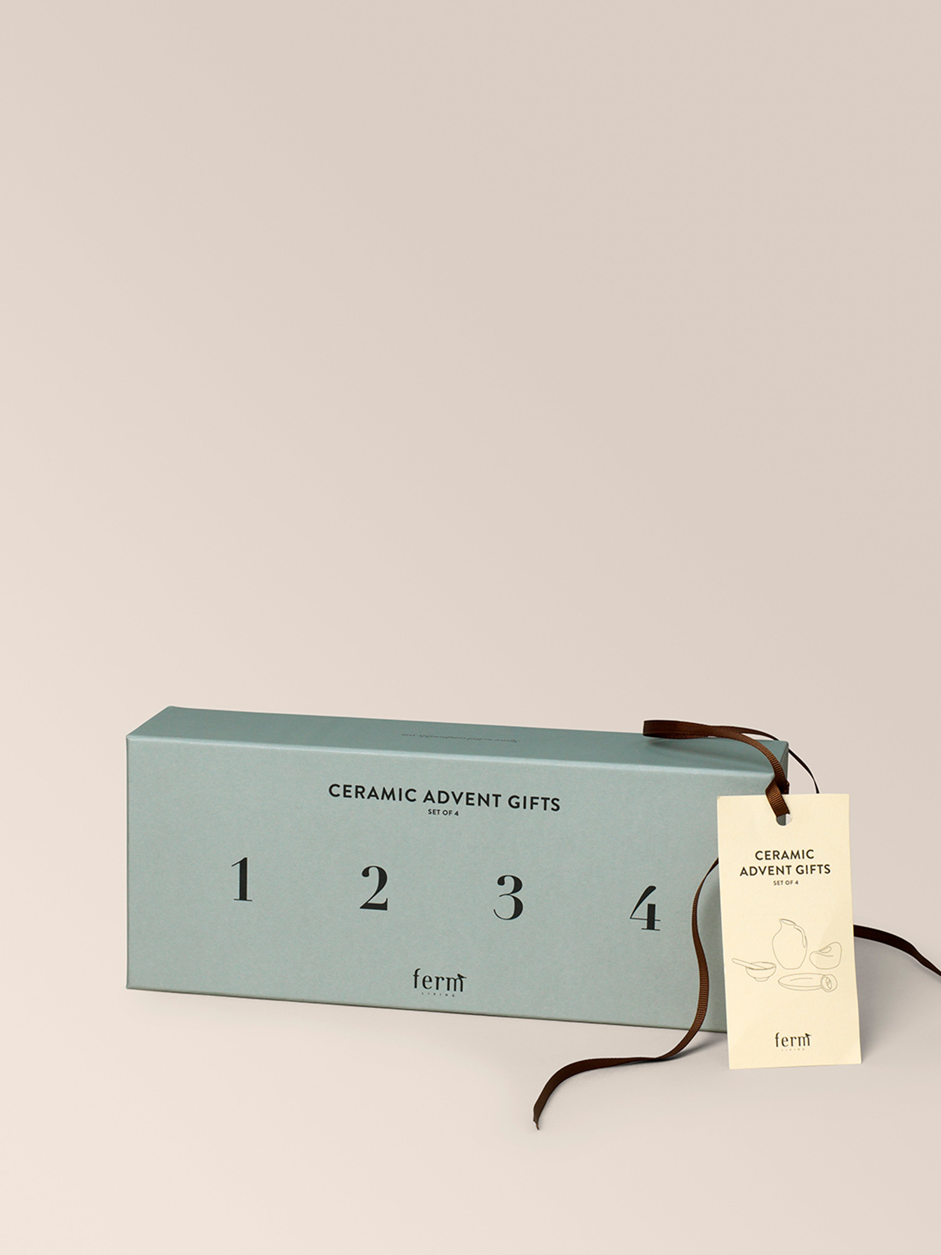Adventsgeschenk-Set aus Keramik