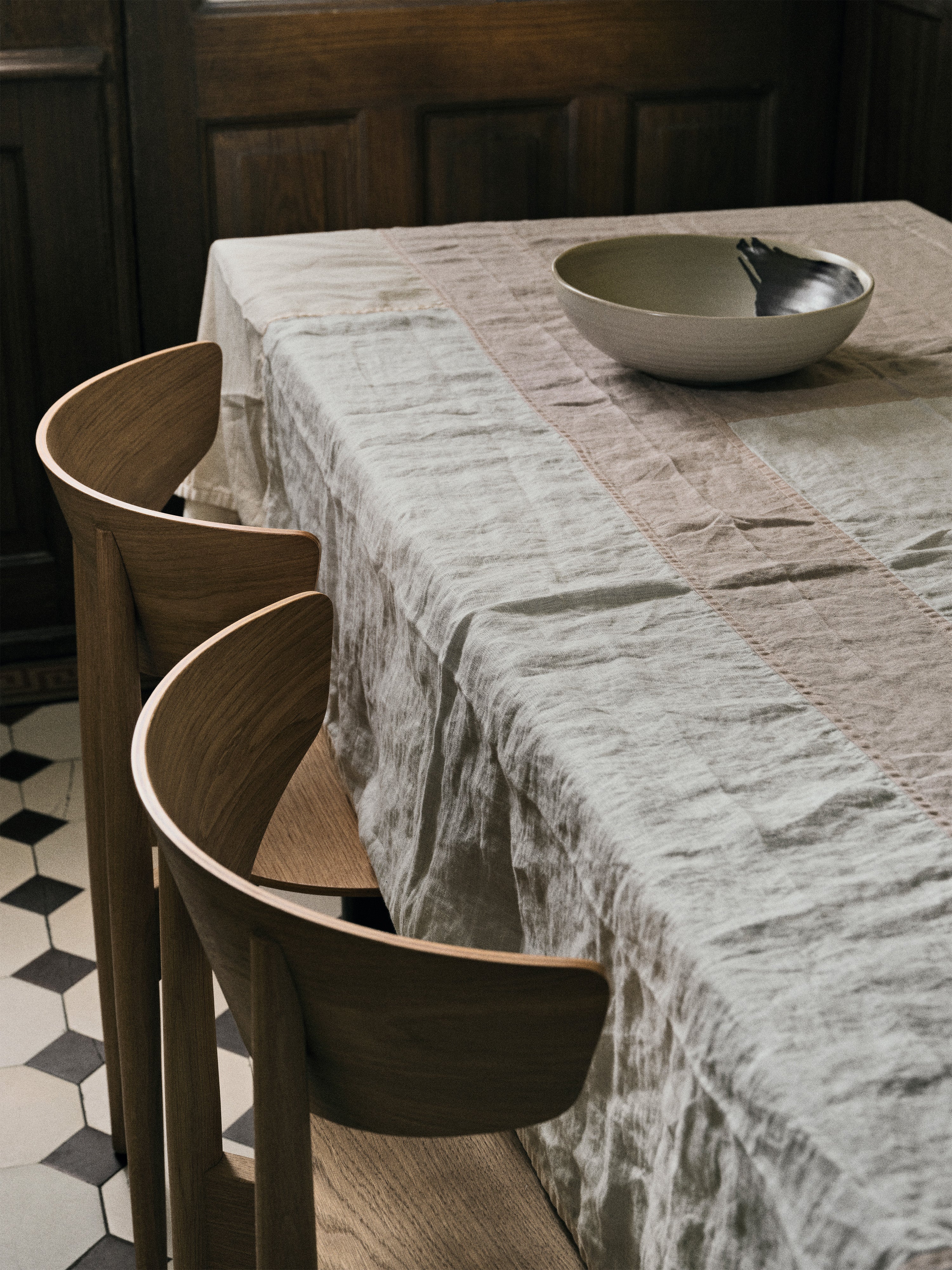 Stuhl Herman Wood dunkelbraune Buche