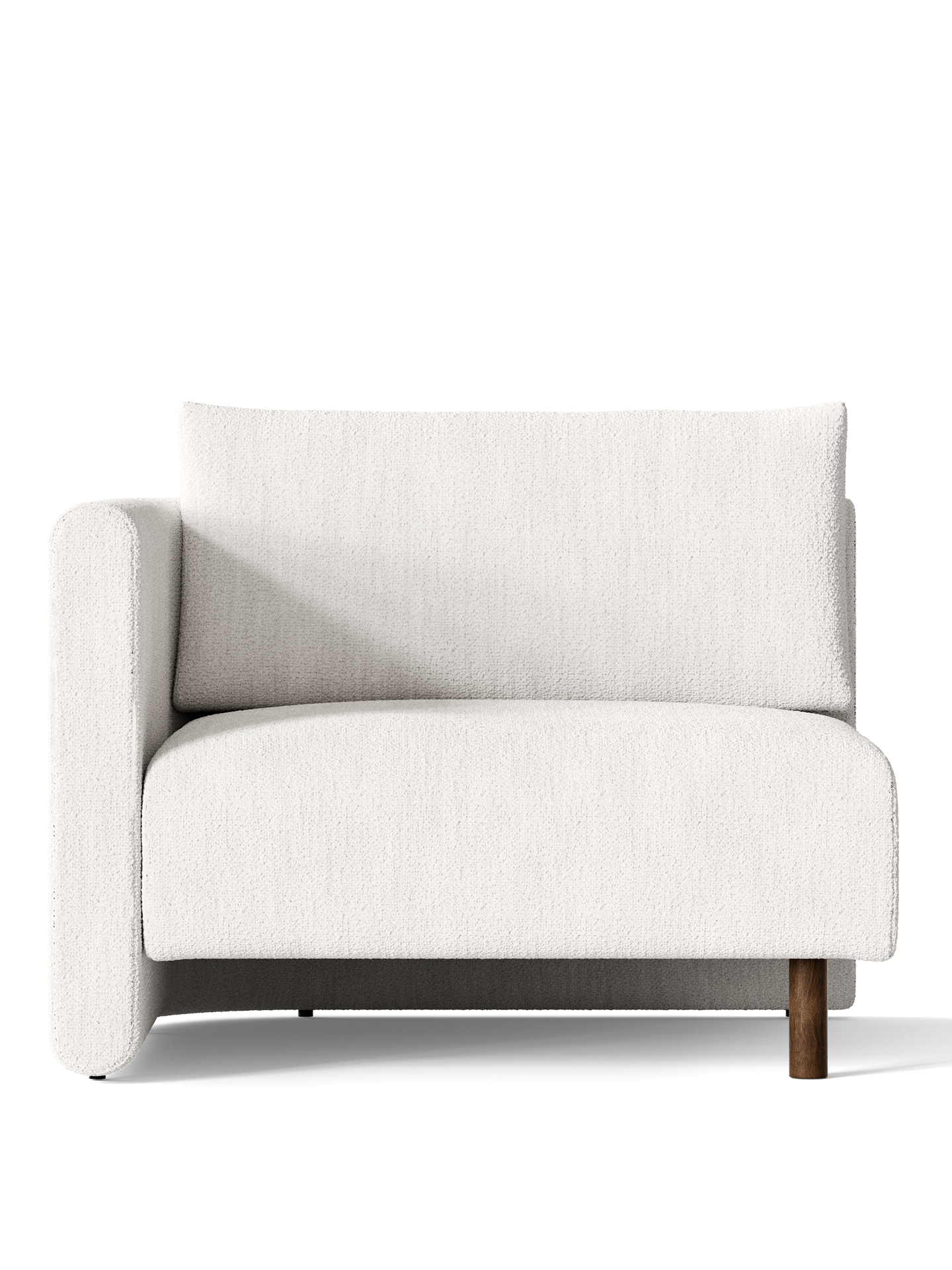 Dase -modulares Sofa - links -Handelement gepolstert