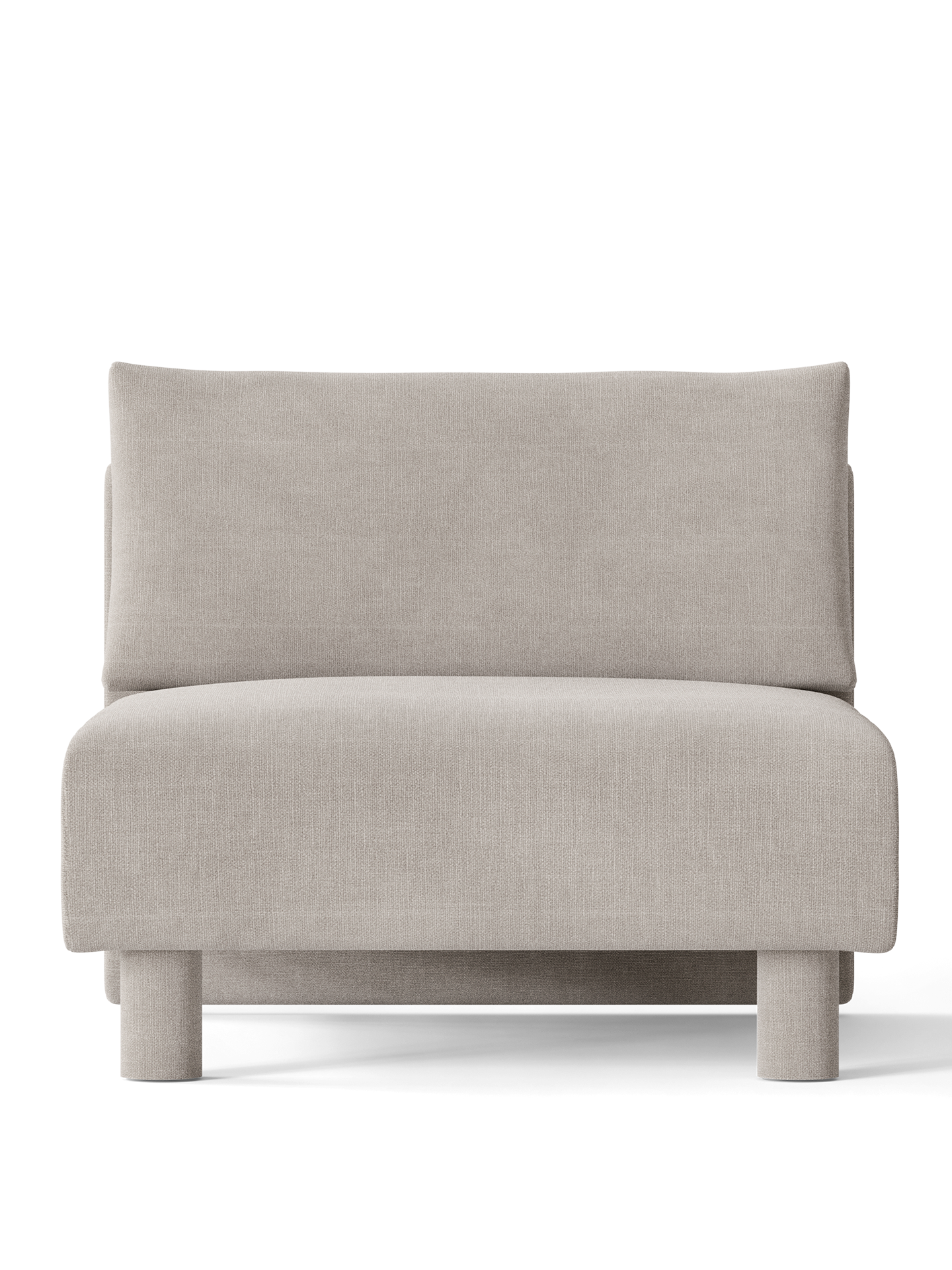 Dase -modulares Sofa - Das mittlere Element wurde gepolstert