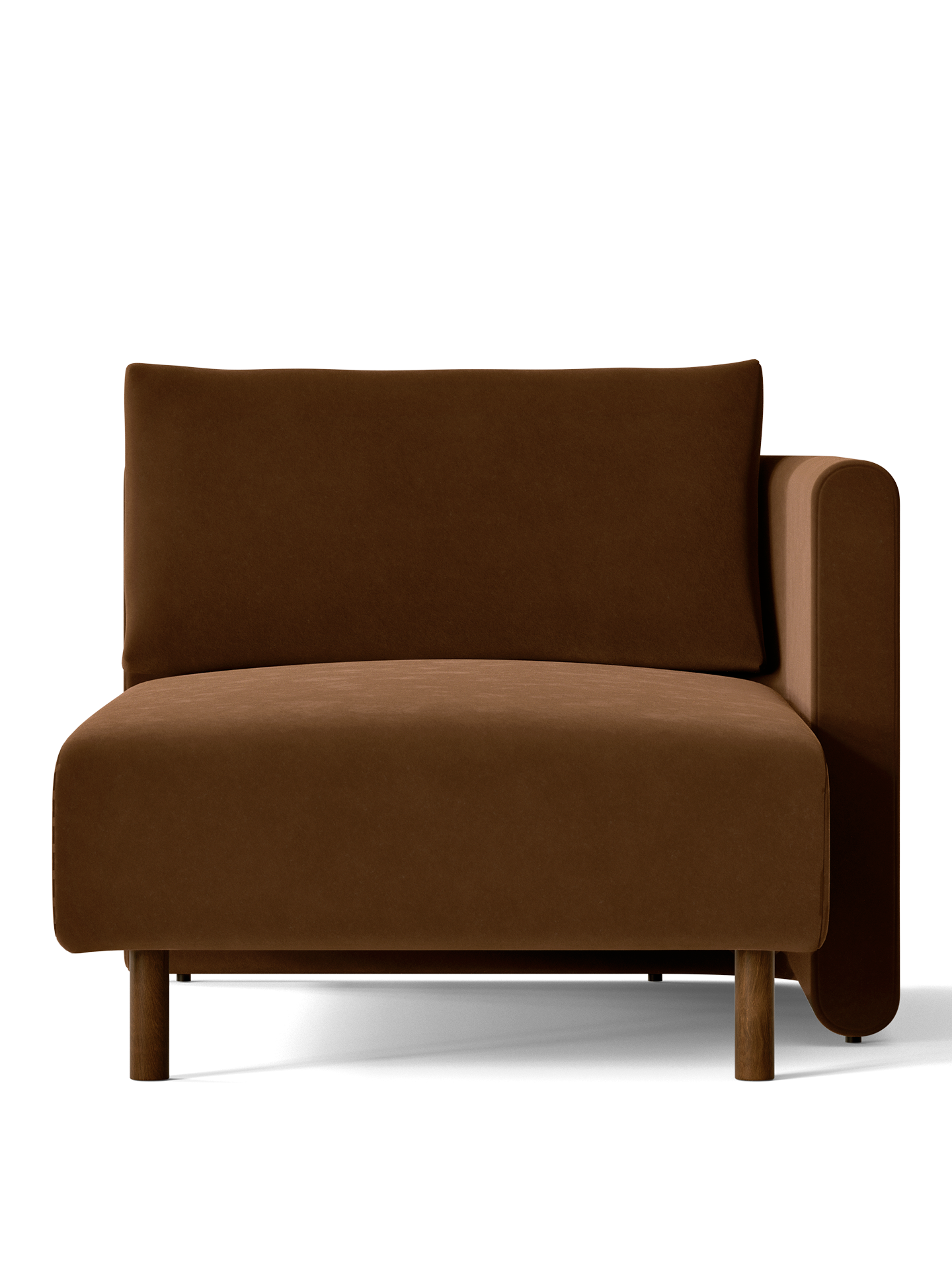Dase -modulares Sofa - reiches samtreiches Samt Right Shazelong