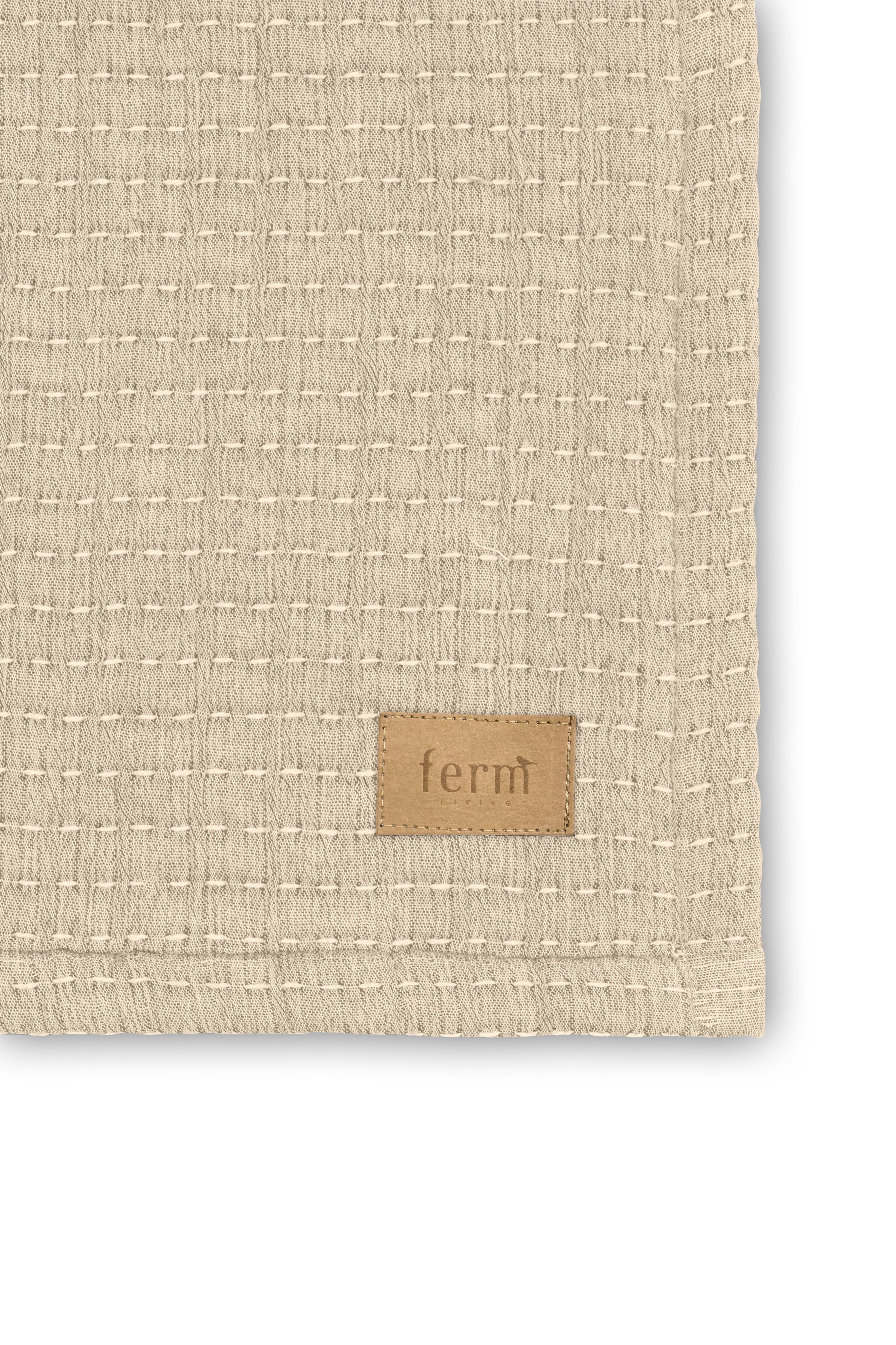 Quilted bedspread DAZE sand