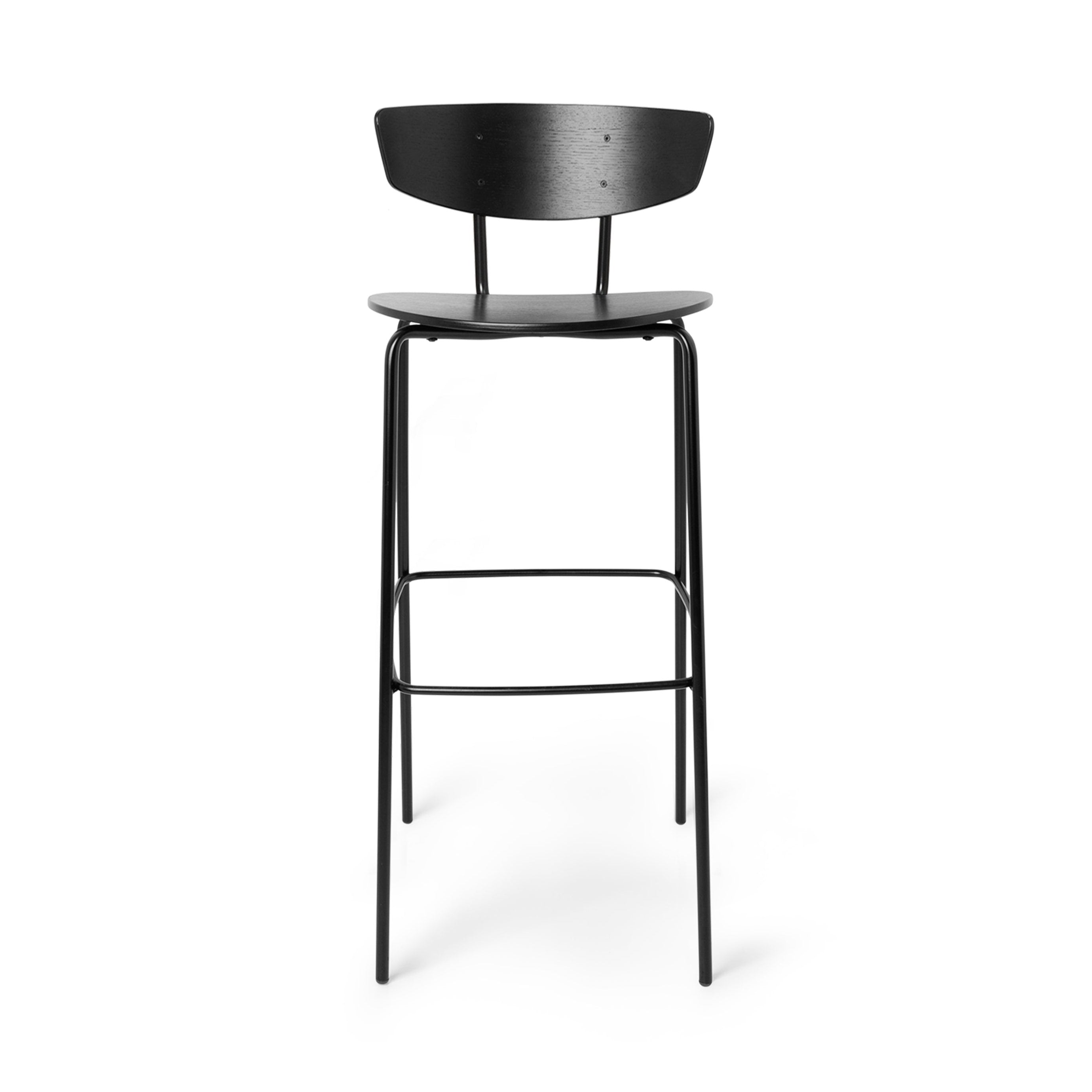Herman Black Jesion Veneer Bar Chair