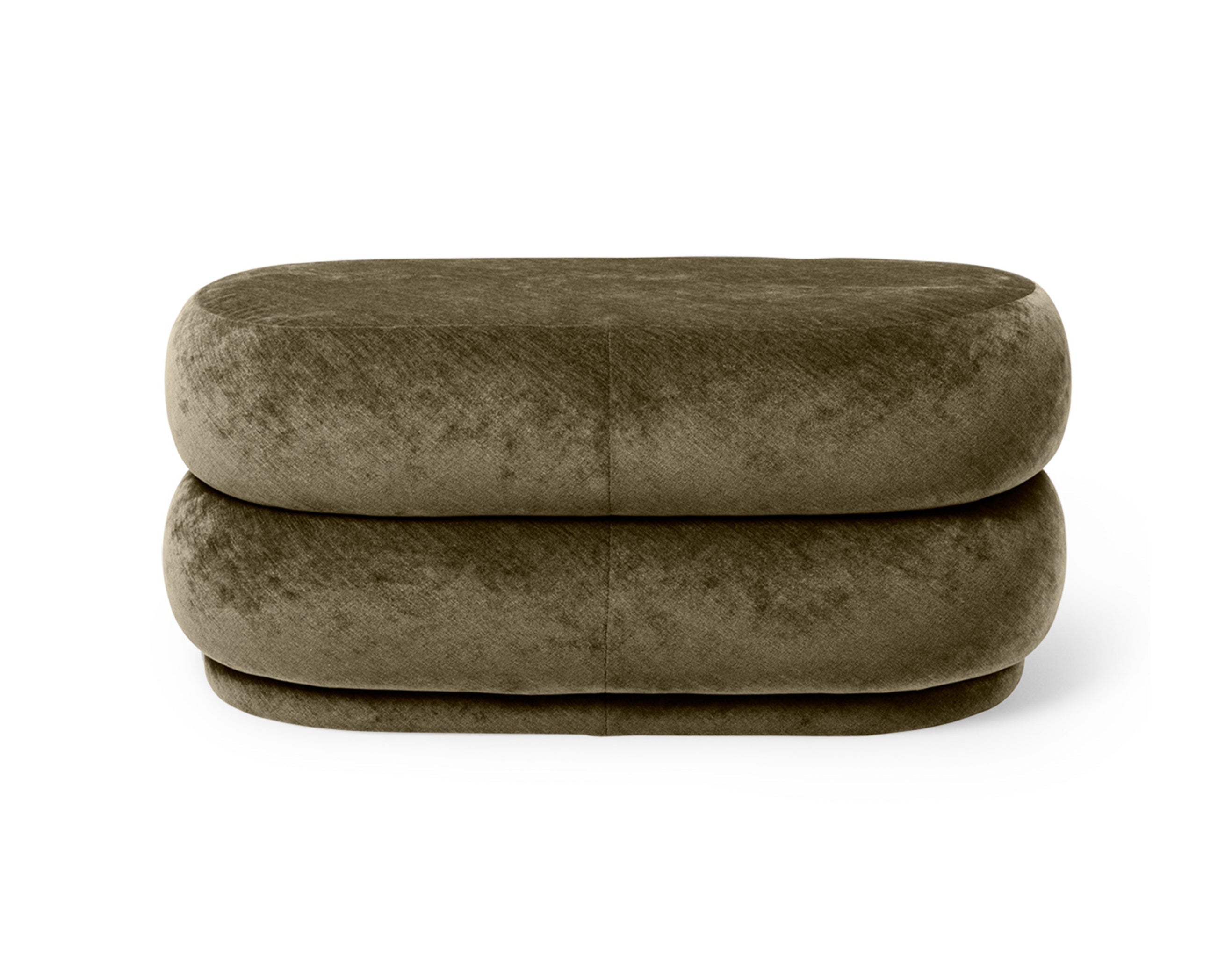 Pouf OVAL waldgrün