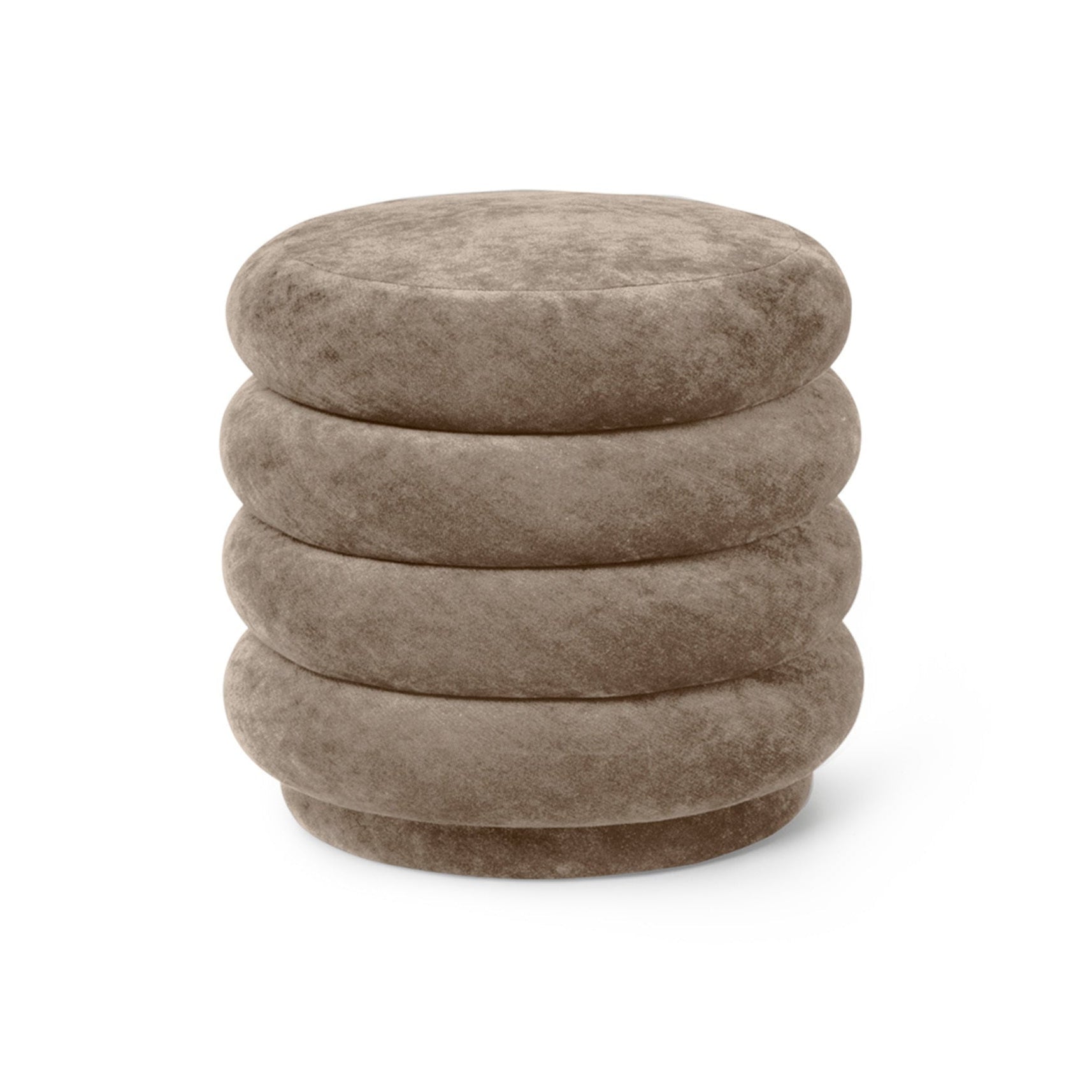 Pouf RUND FADED beige