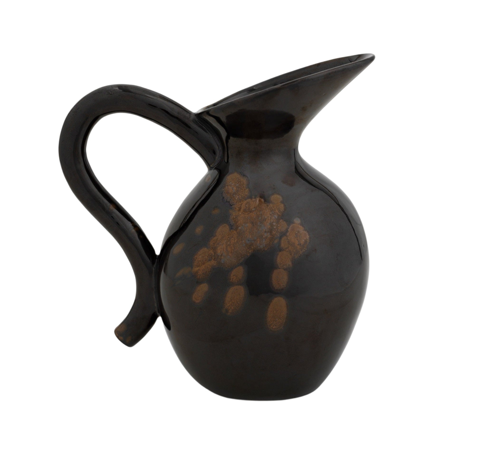 VERSO FLOOR black jug with brown