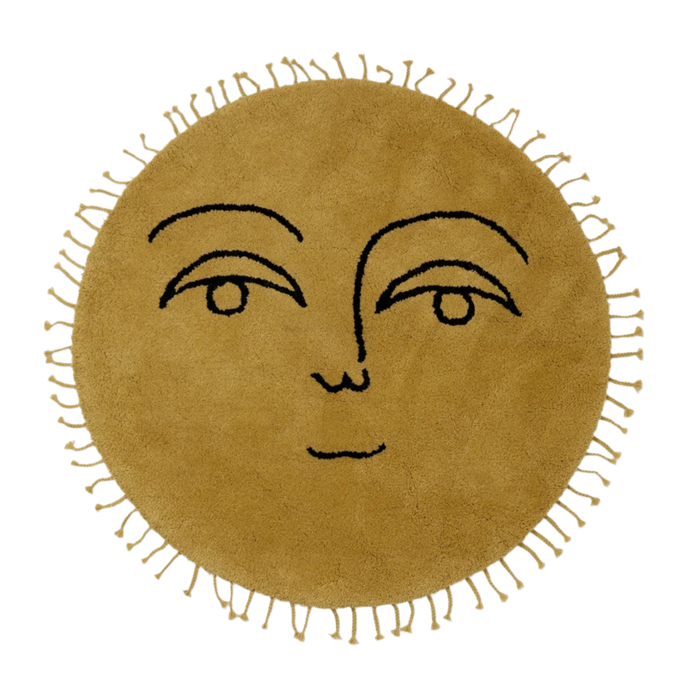 SUN mustard rug