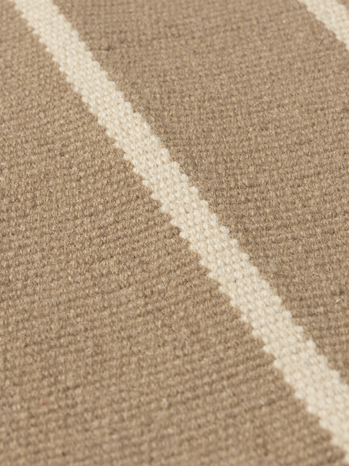 CALM KELIM caramel runner with beige