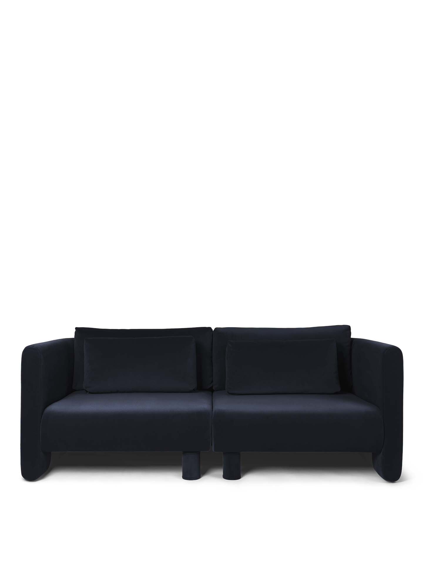 Dase -modulares Sofa - links -Handelement gepolstert