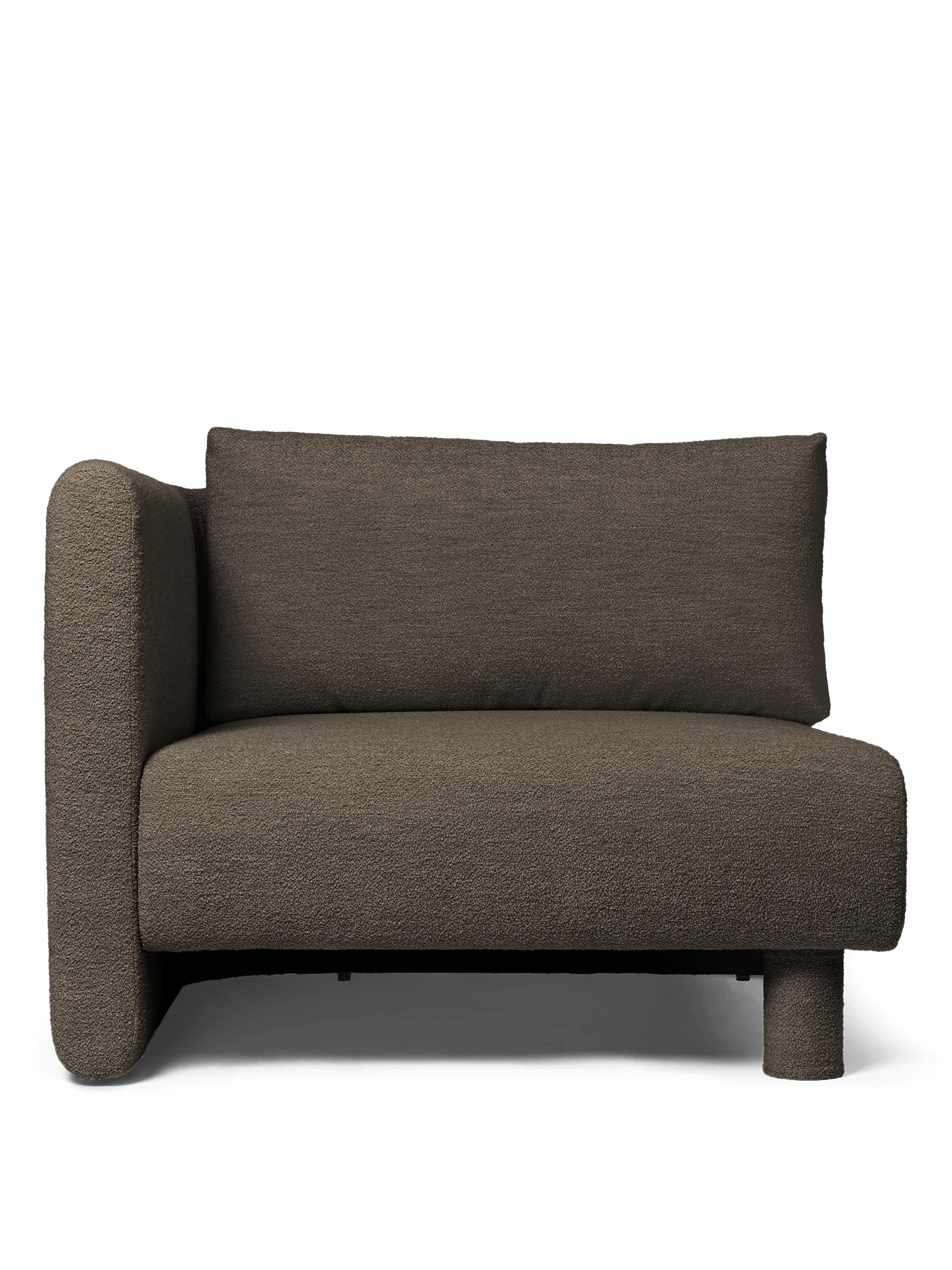 Dase -modulares Sofa - links -Handelement gepolstert