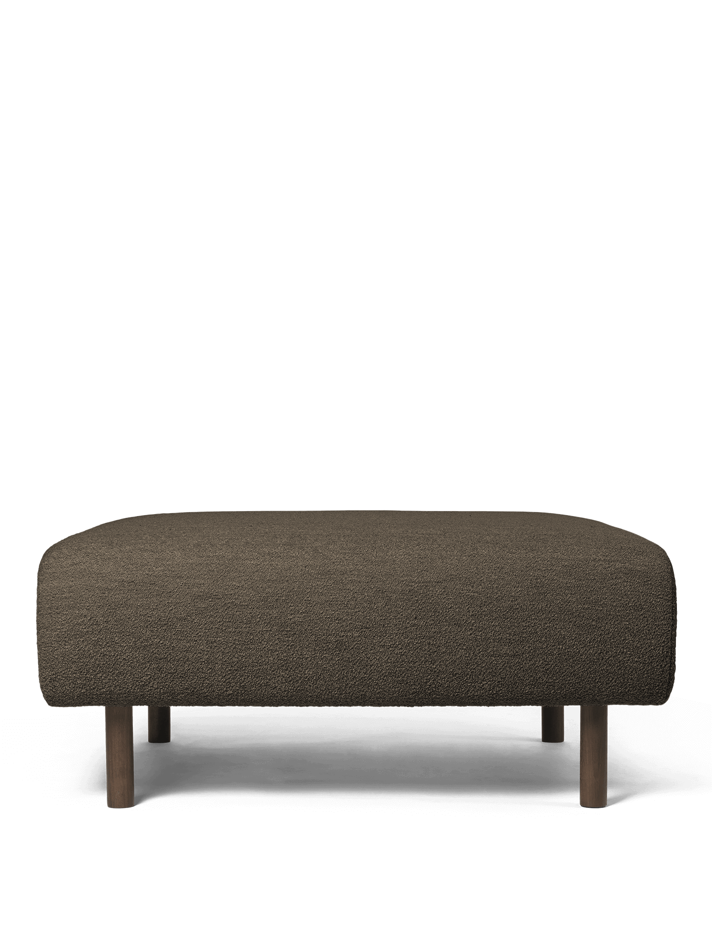 Dase modulares Sofa - brauner weicher Boulé
