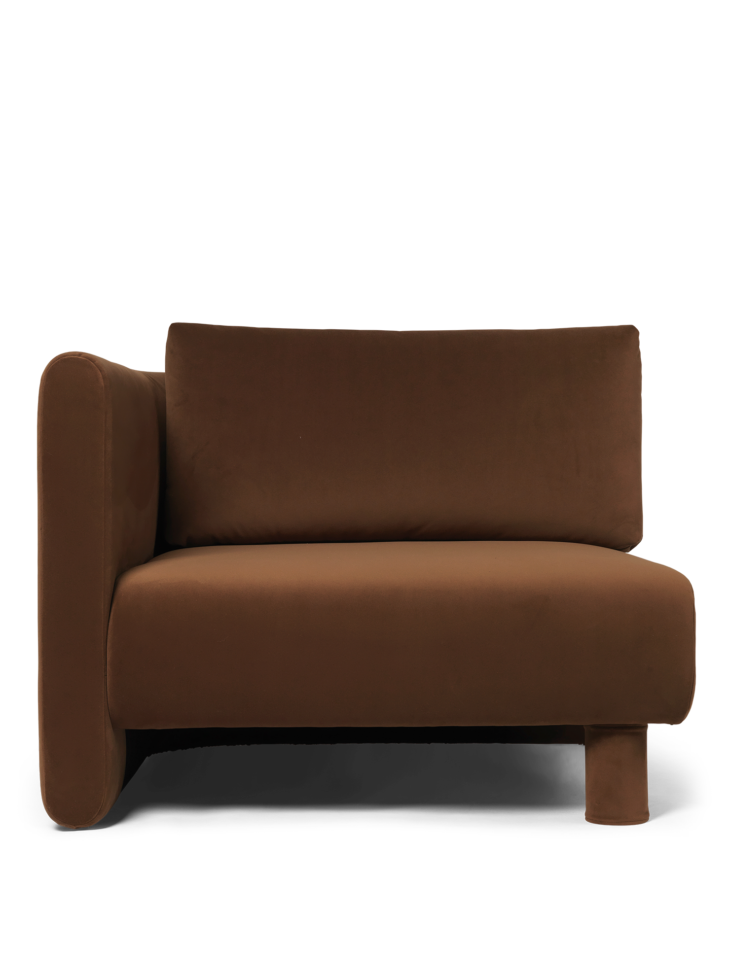 Dase -modulares Sofa - links -Handelement gepolstert