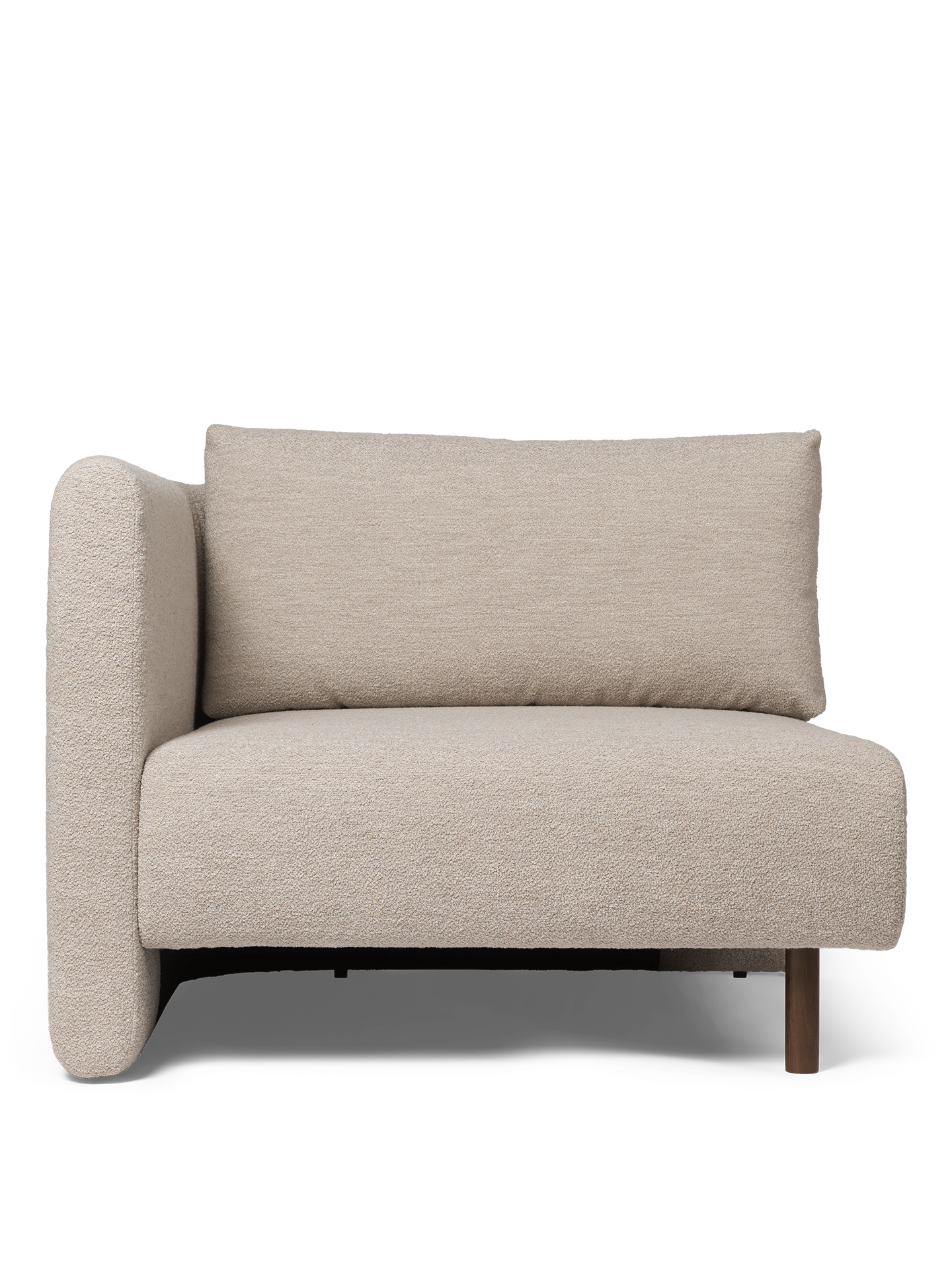Dase -modulares Sofa - links -Handelement gepolstert