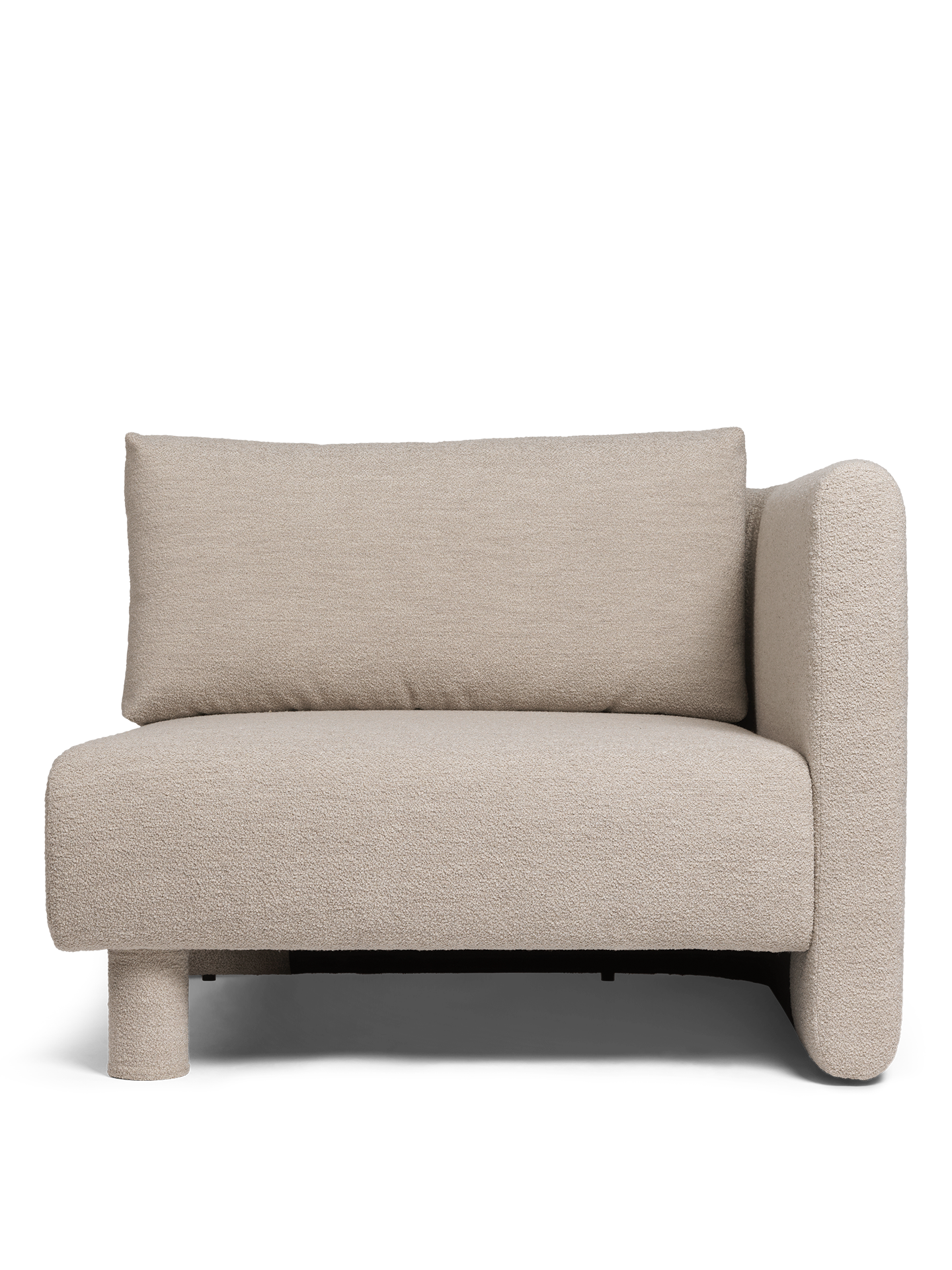 Dase -modulares Sofa - rechts mit dem Handwerk gepolstertem Element