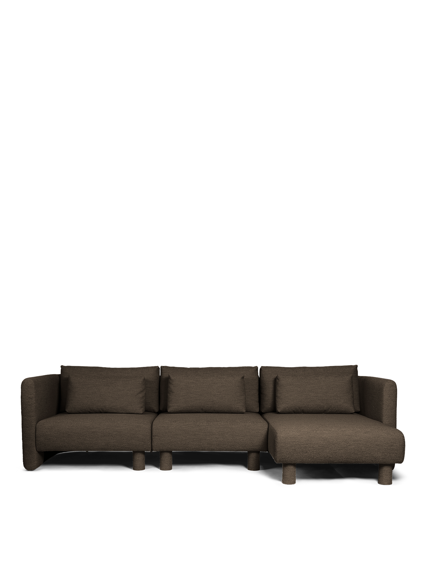DASE Modulare Sofa - rechts gepolsterte Chaise nach rechtsem Handel