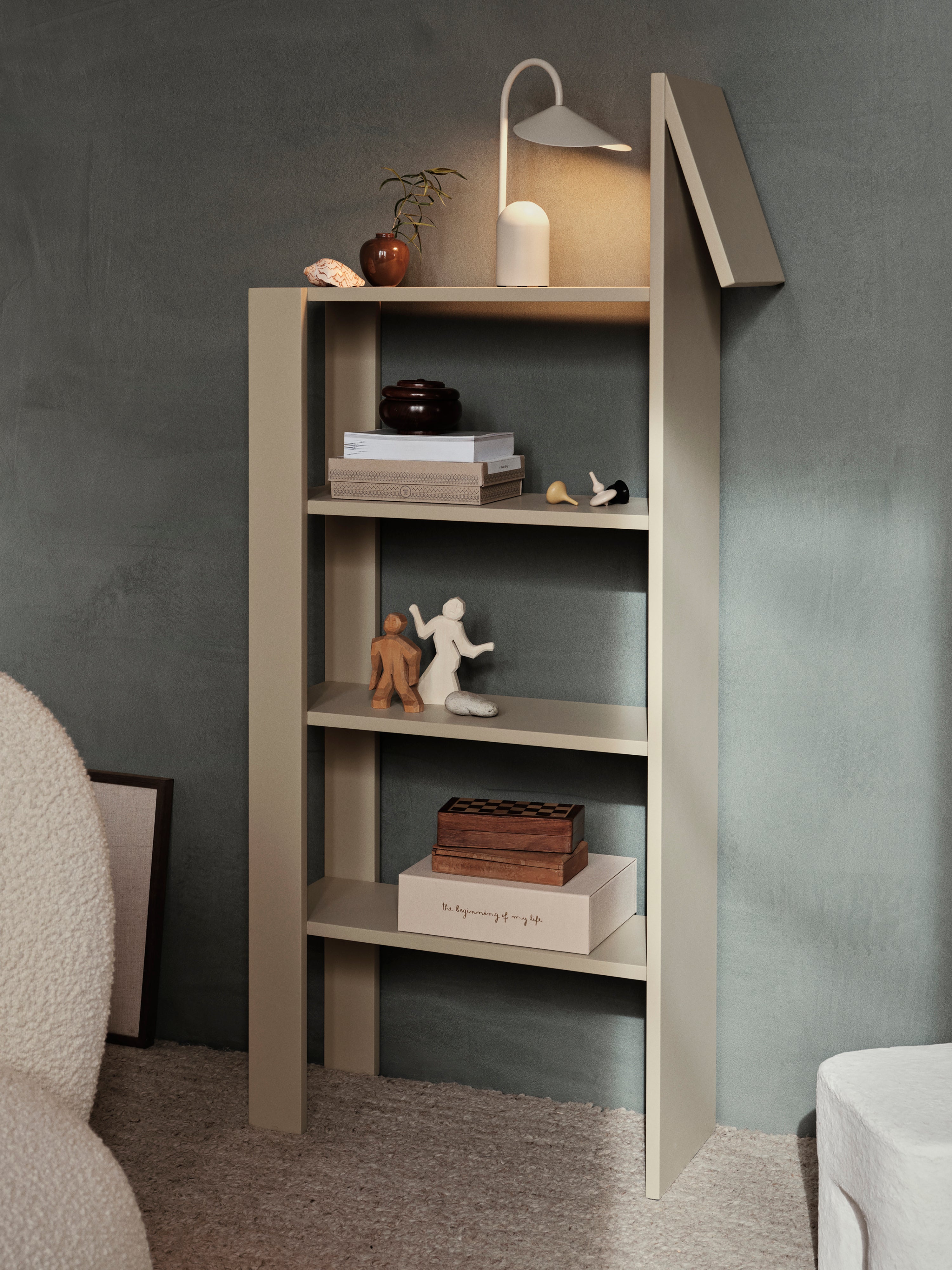 Tragbare Lampe ARUM weiß