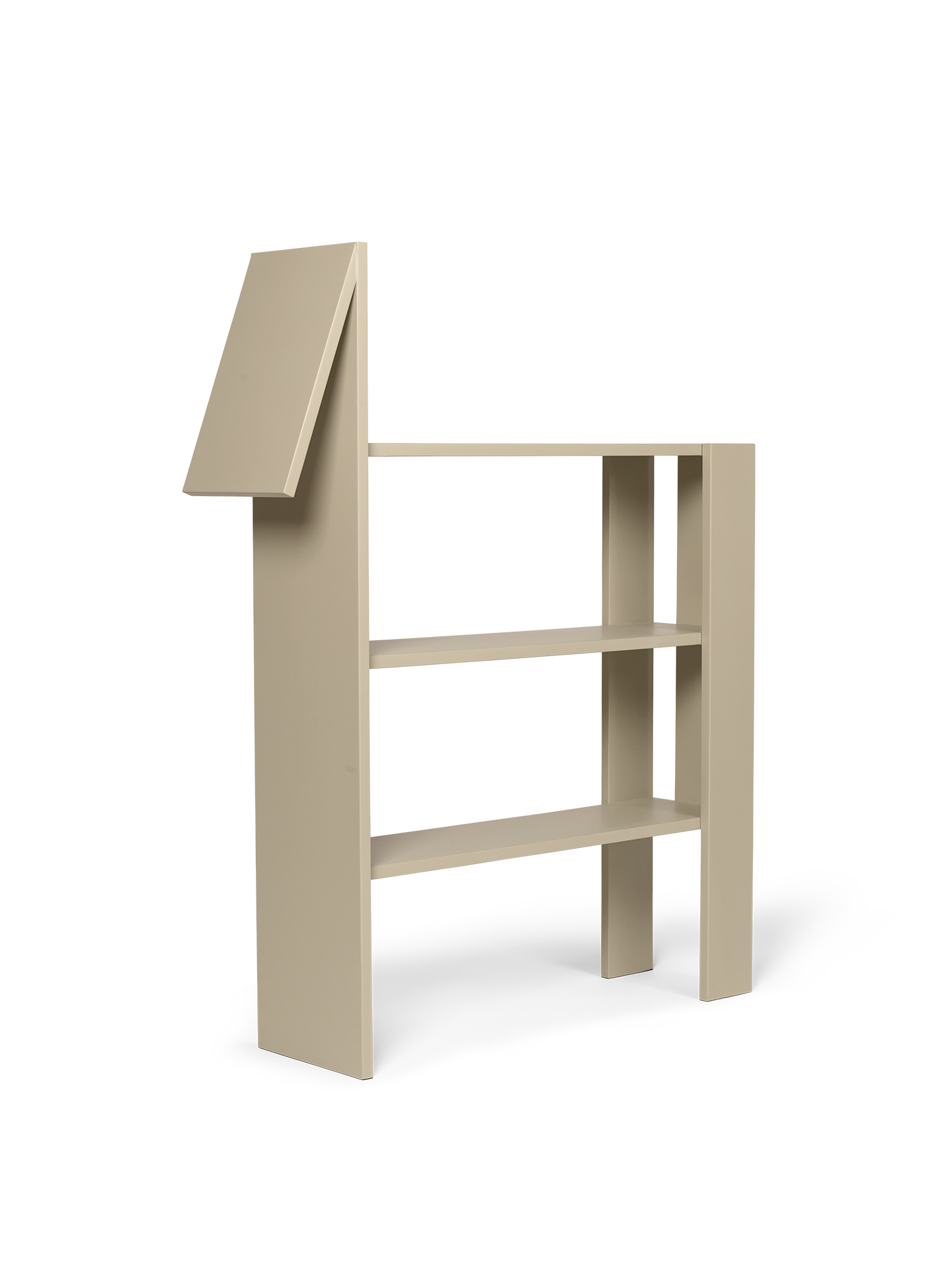 Bücherregal Pferd beige