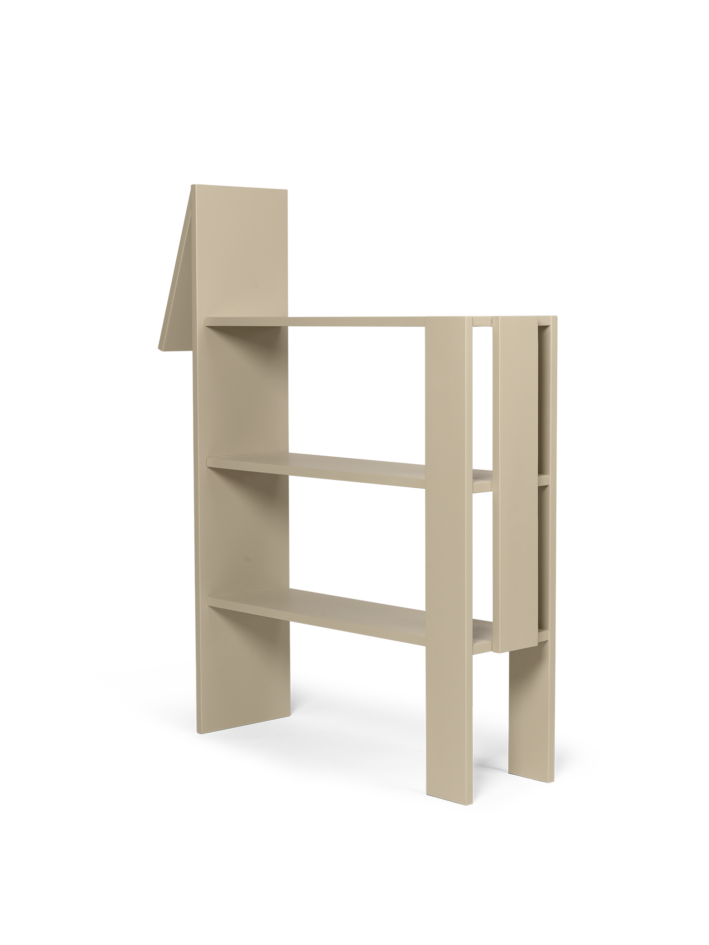 Bücherregal Pferd beige
