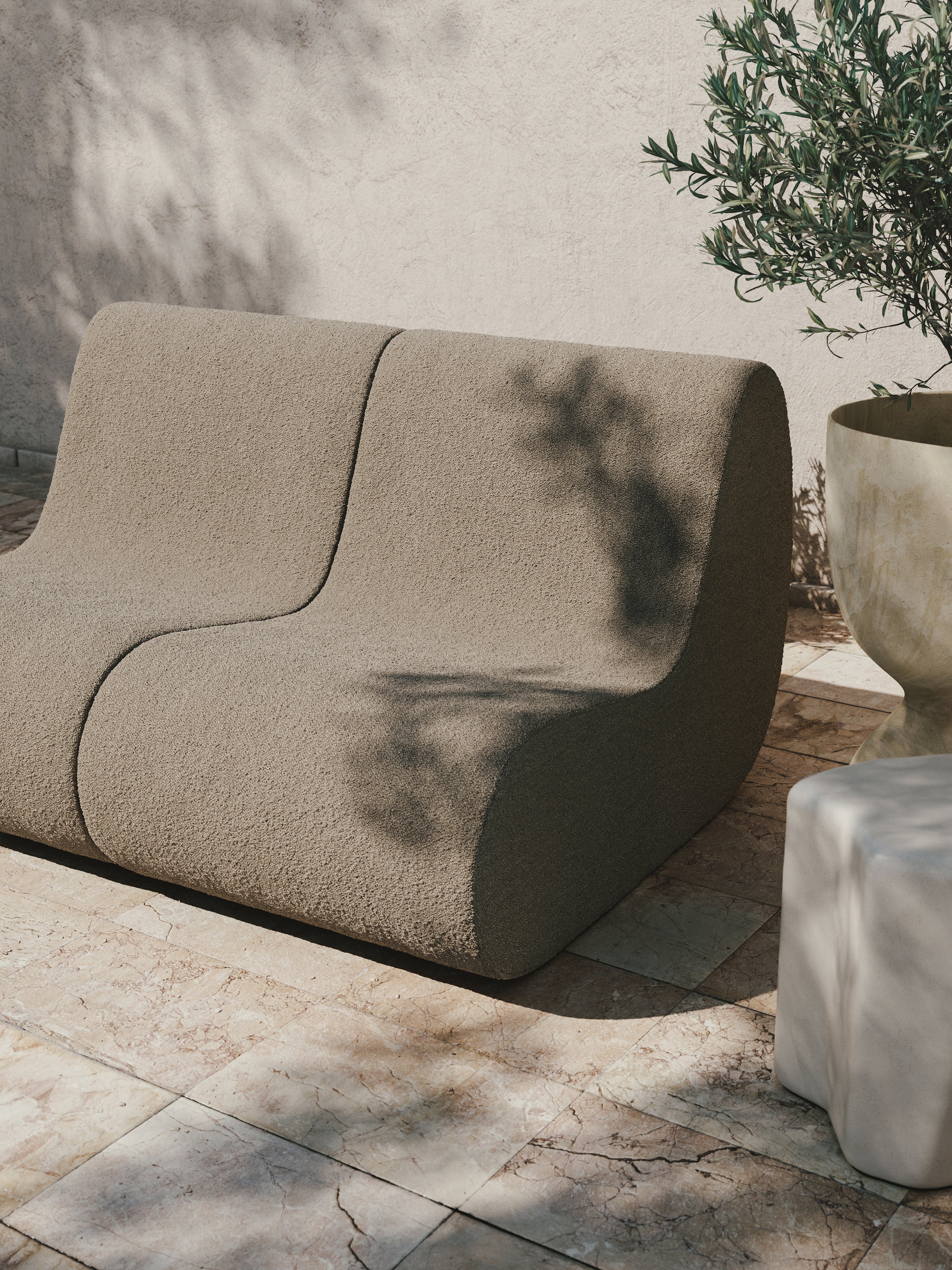 Modulare Sofa Außensand Roola