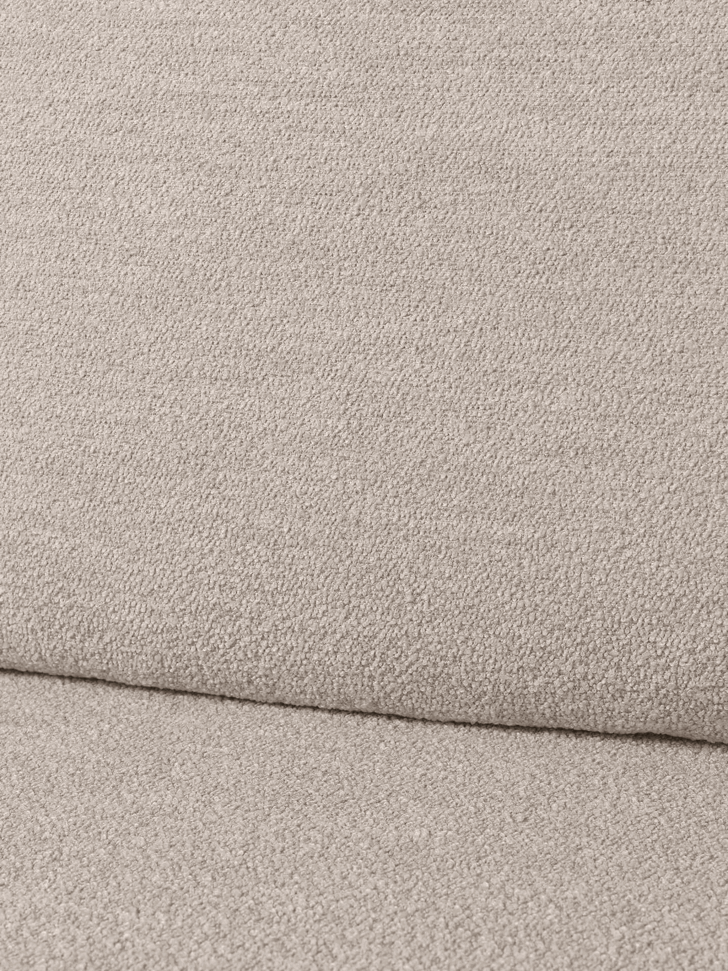 Dase modulares Sofa - links -handlich weicher Bouclé Beige