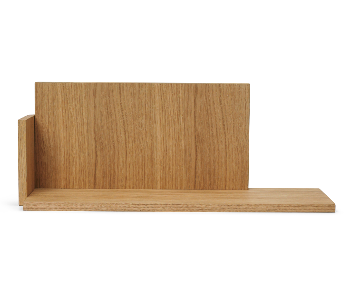 STAGGER LOW hanging shelf oiled oak plywood