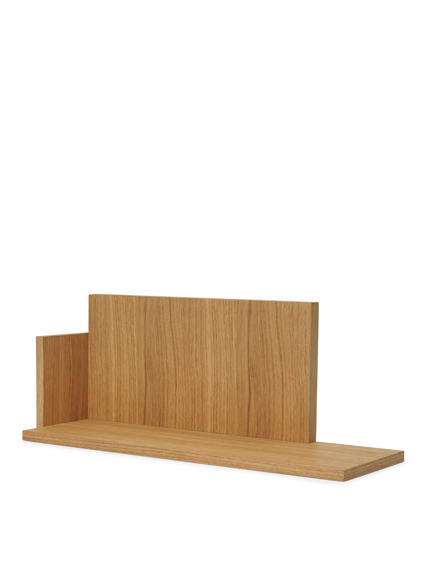 STAGGER LOW hanging shelf oiled oak plywood