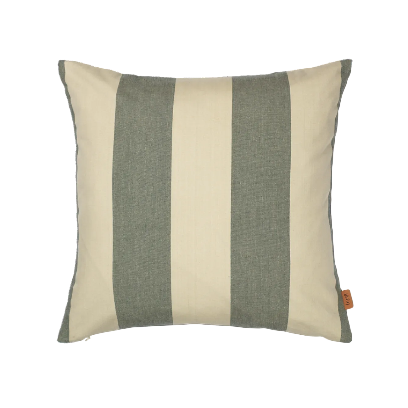 STRAND Cushion Cover Beige with Green