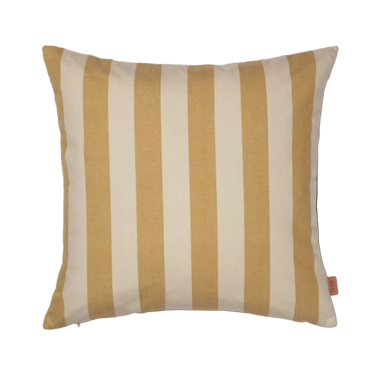 STRAND Cushion Cover Yellow with Beige