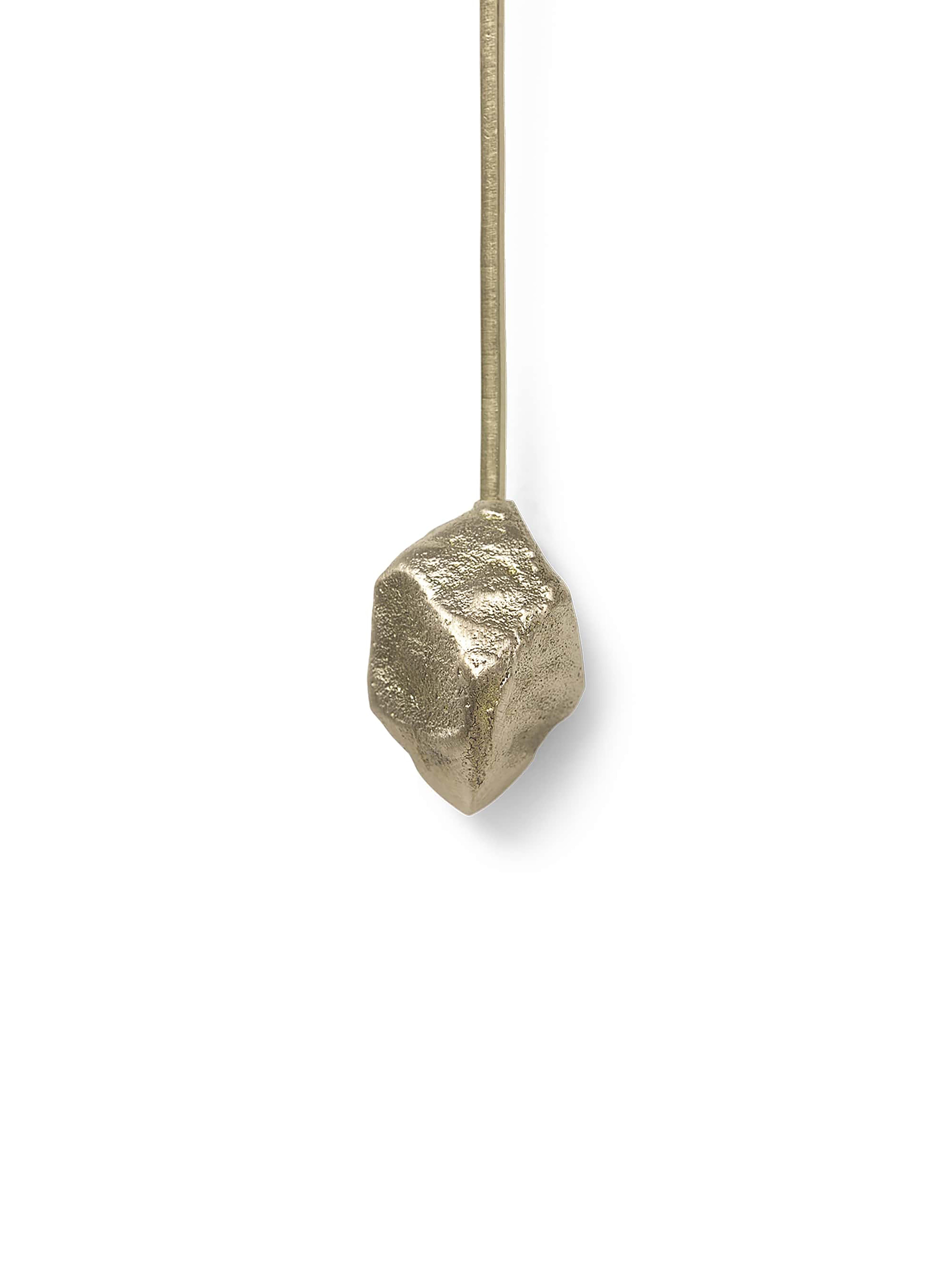 Set von Weihnachtsbaumkerzenhaltern STONE aus Messing