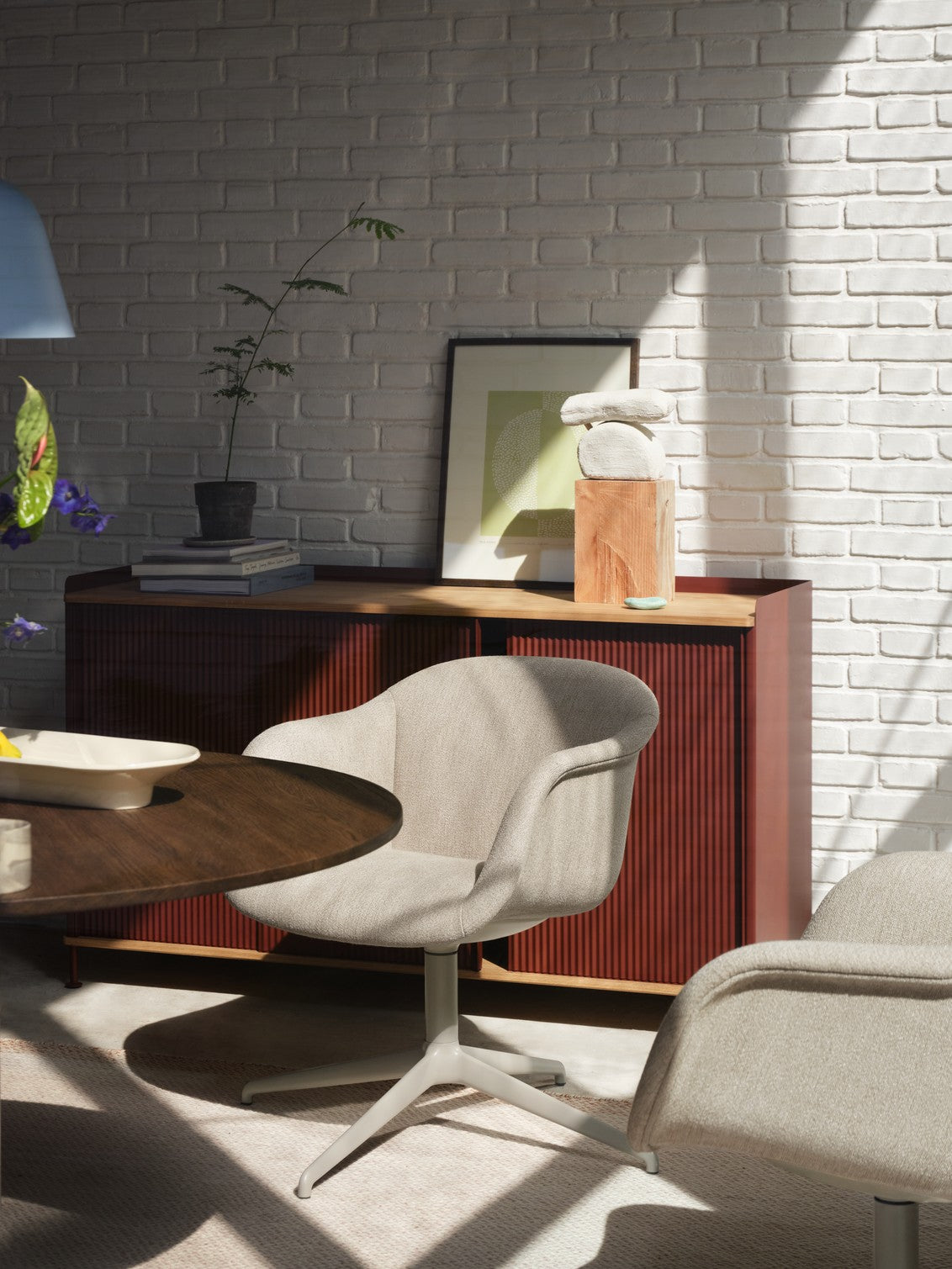 Ceramic Platter MERE in Broken White