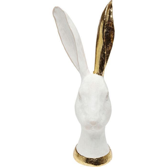 Figurka dekoracyjna BUNNY biały ze złotem Kare Design Eye on Design