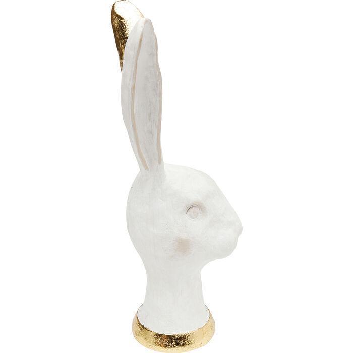 Figurka dekoracyjna BUNNY biały ze złotem Kare Design Eye on Design