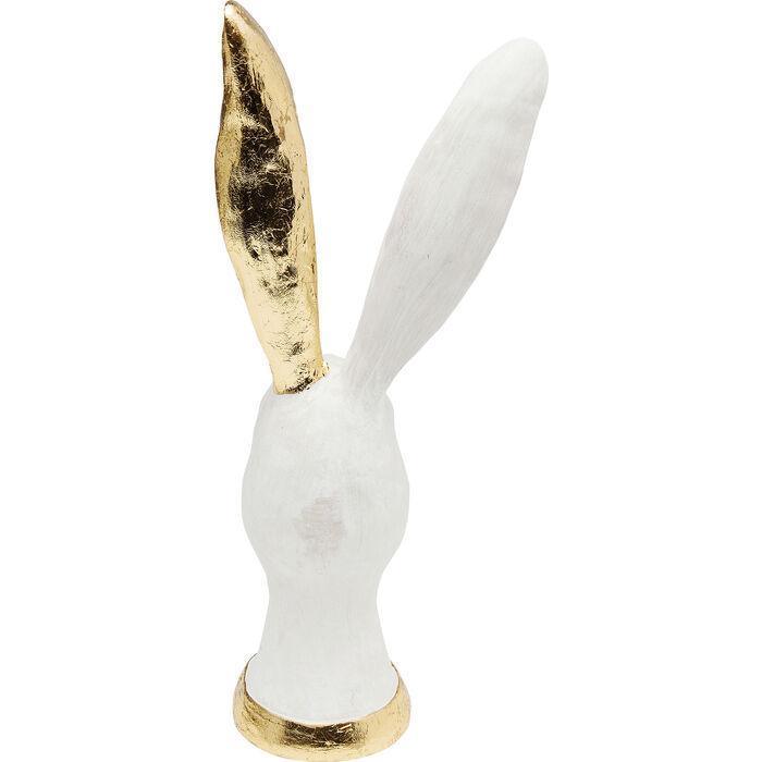 Figurka dekoracyjna BUNNY biały ze złotem Kare Design Eye on Design