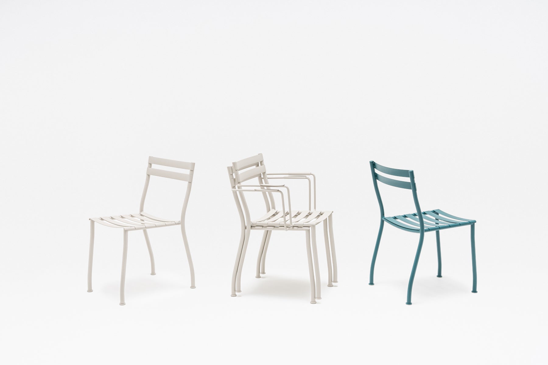 A set of garden chairs Flander galvanized steel