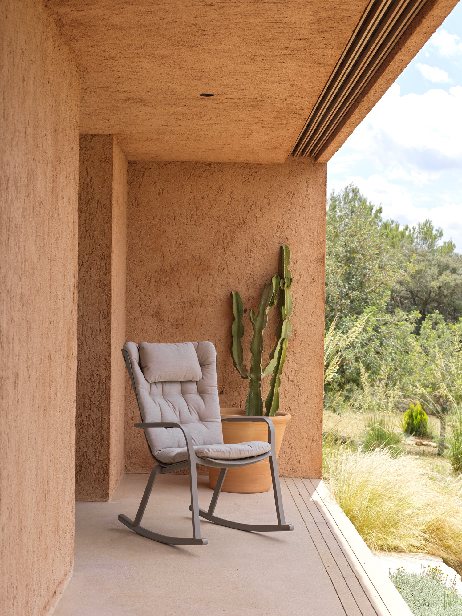 Außenstuhl FOLIO taupe