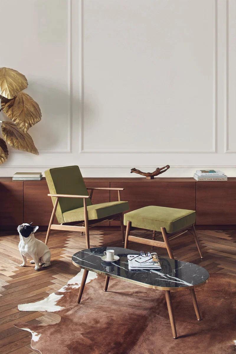 Fotel 366 beżowy w tkaninie Boucle Creme 366 concept Eye on Design