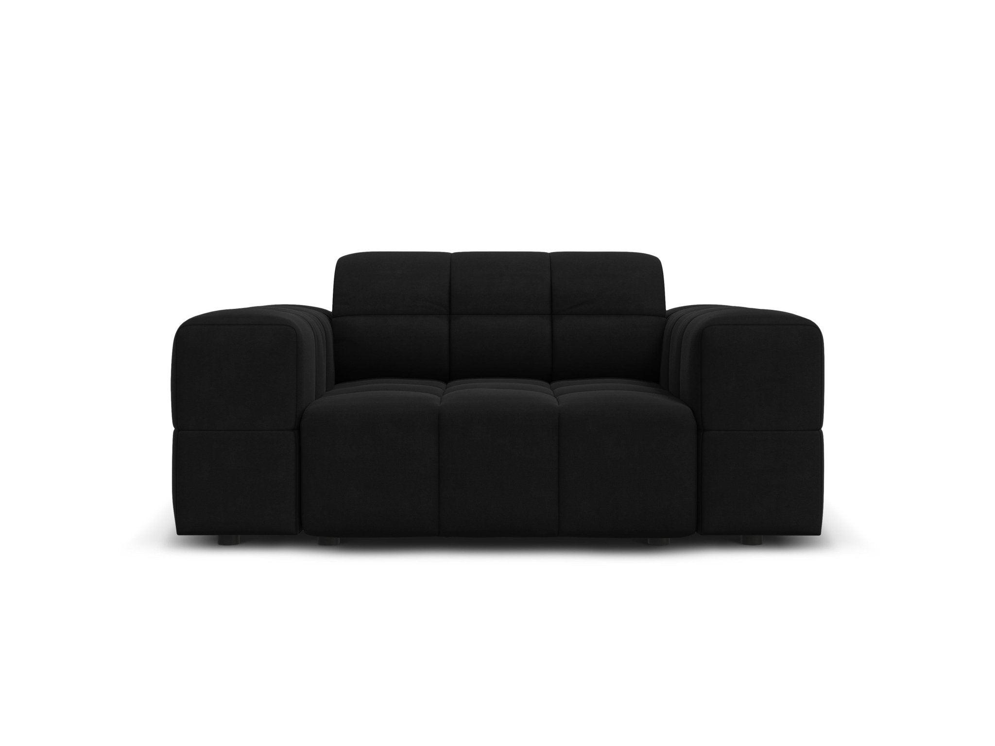 Fotel aksamitny CHICAGO czarny Cosmopolitan Design Eye on Design