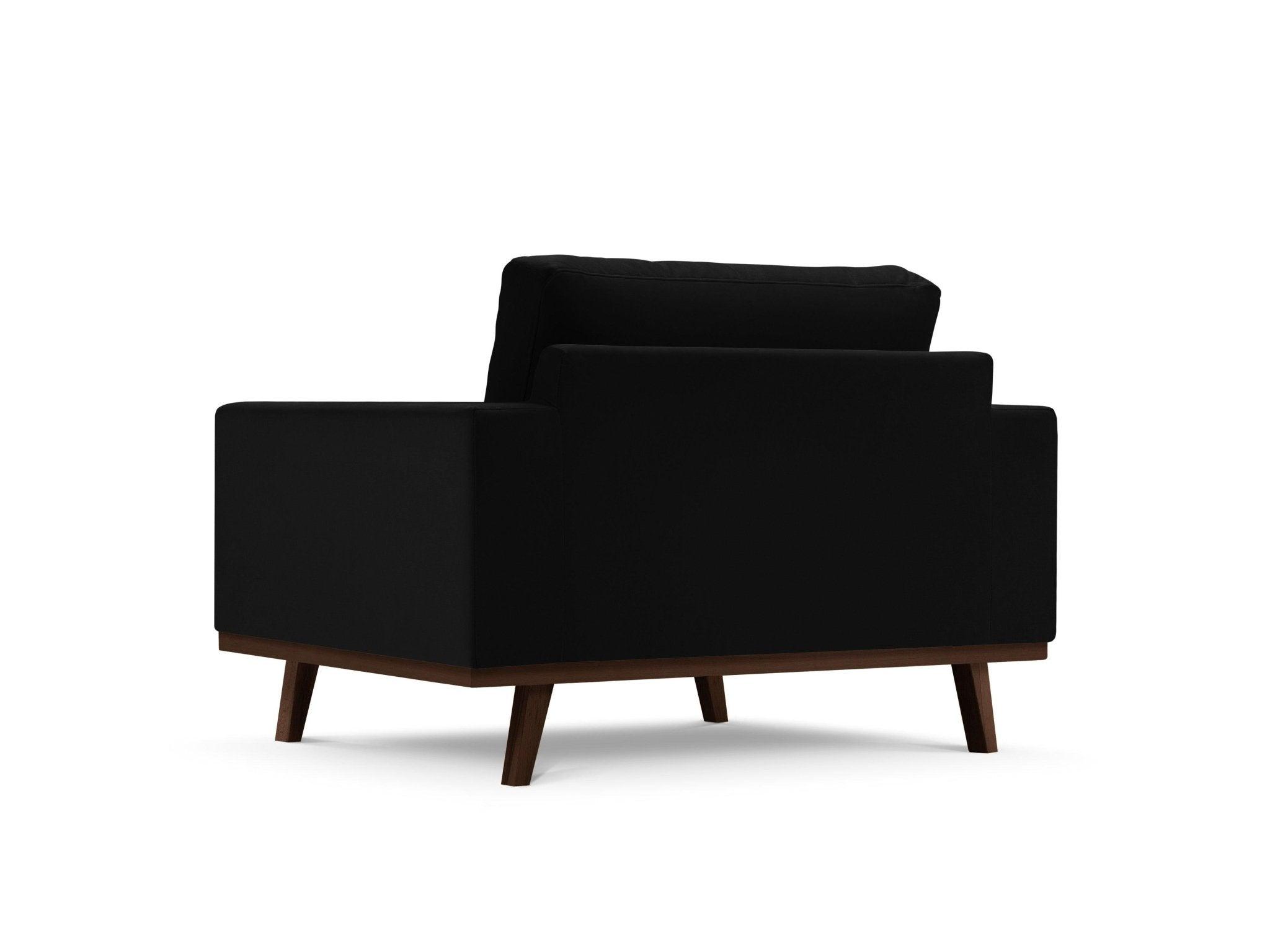 Fotel aksamitny HEBE czarny Mazzini Sofas Eye on Design