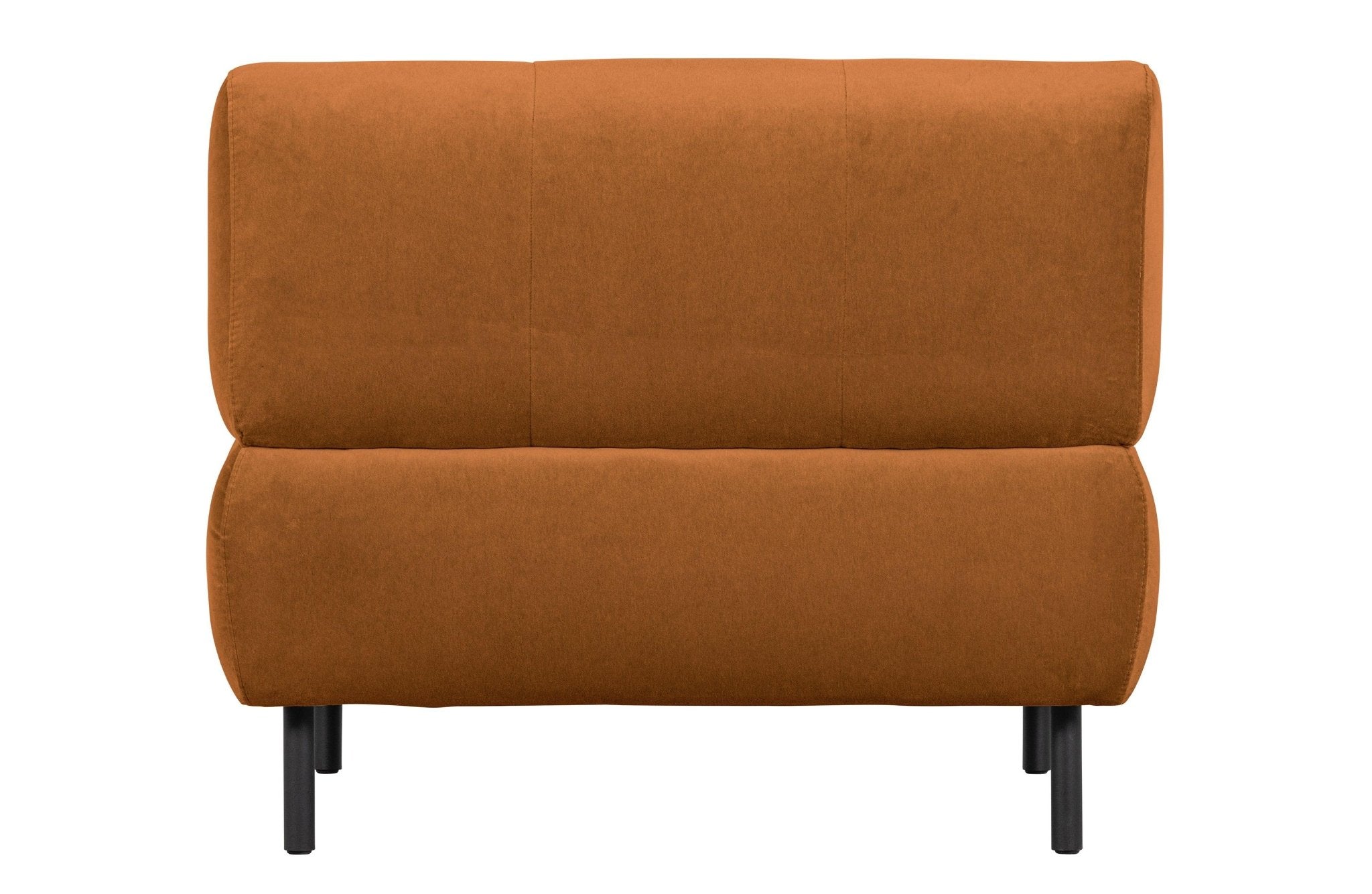 Fotel aksamitny LLOYD cynamonowy Woood Exclusive Eye on Design