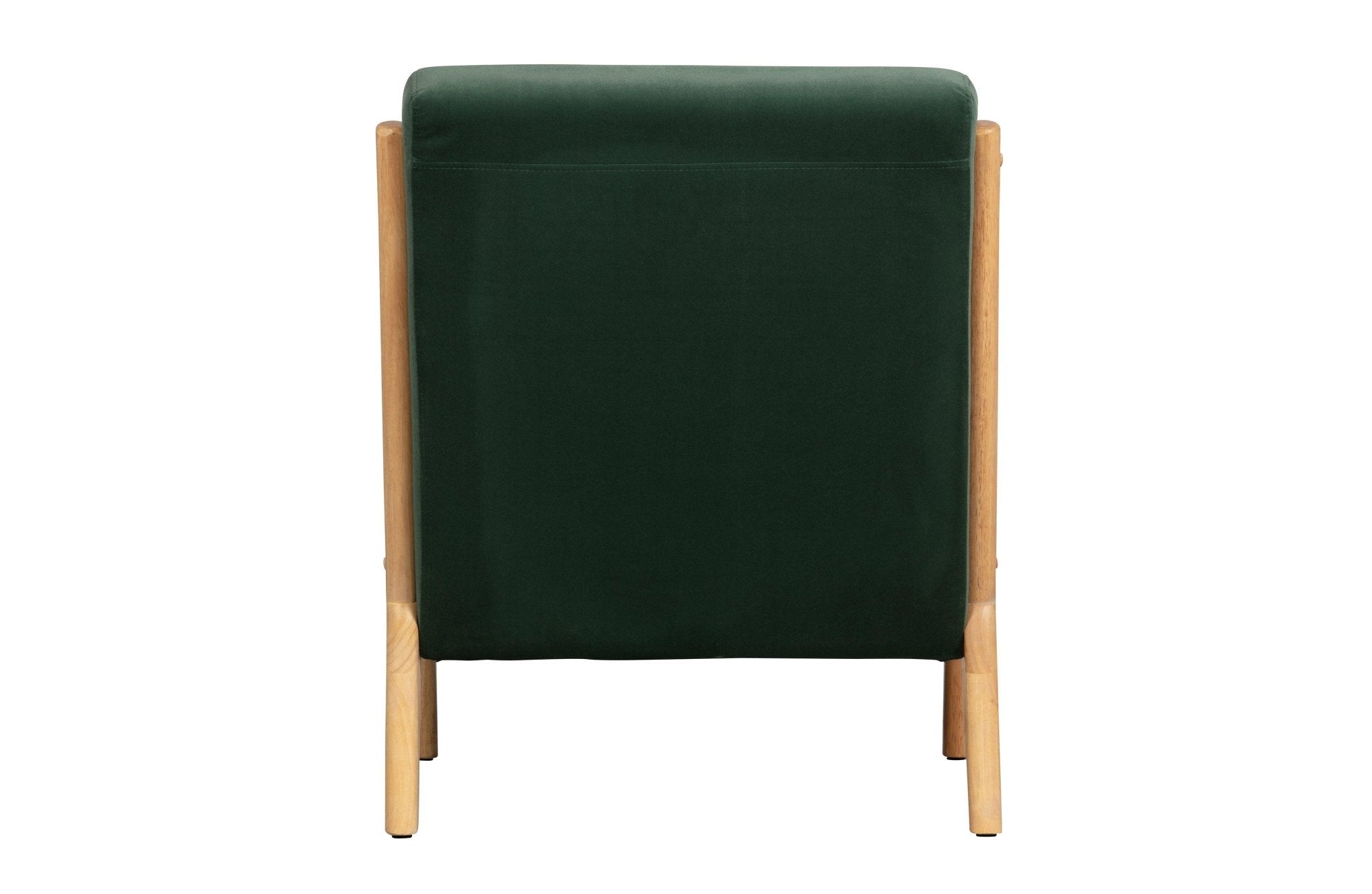Fotel aksamitny MARK zielony Woood Eye on Design
