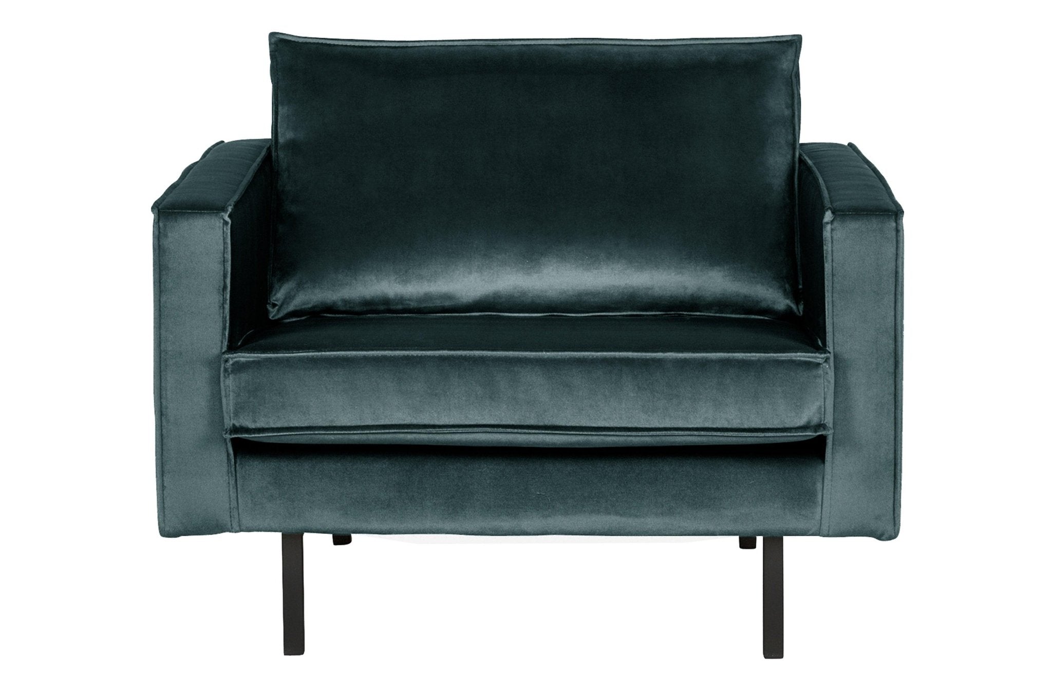 Fotel aksamitny RODEO morski Be Pure Eye on Design