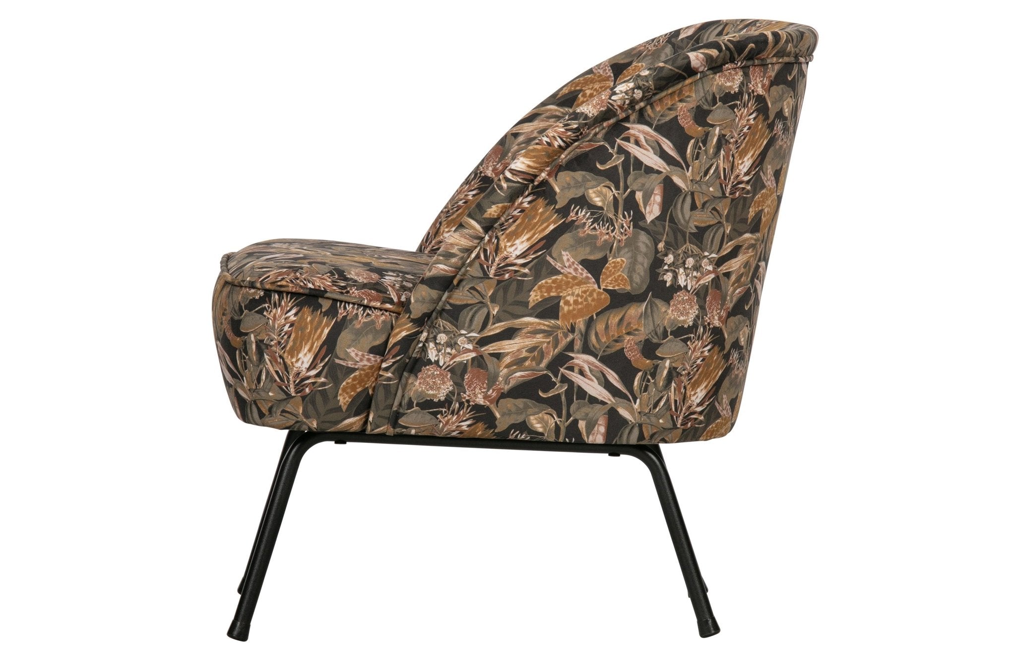 Fotel aksamitny VOGUE BOUQUET czarny Be Pure Eye on Design