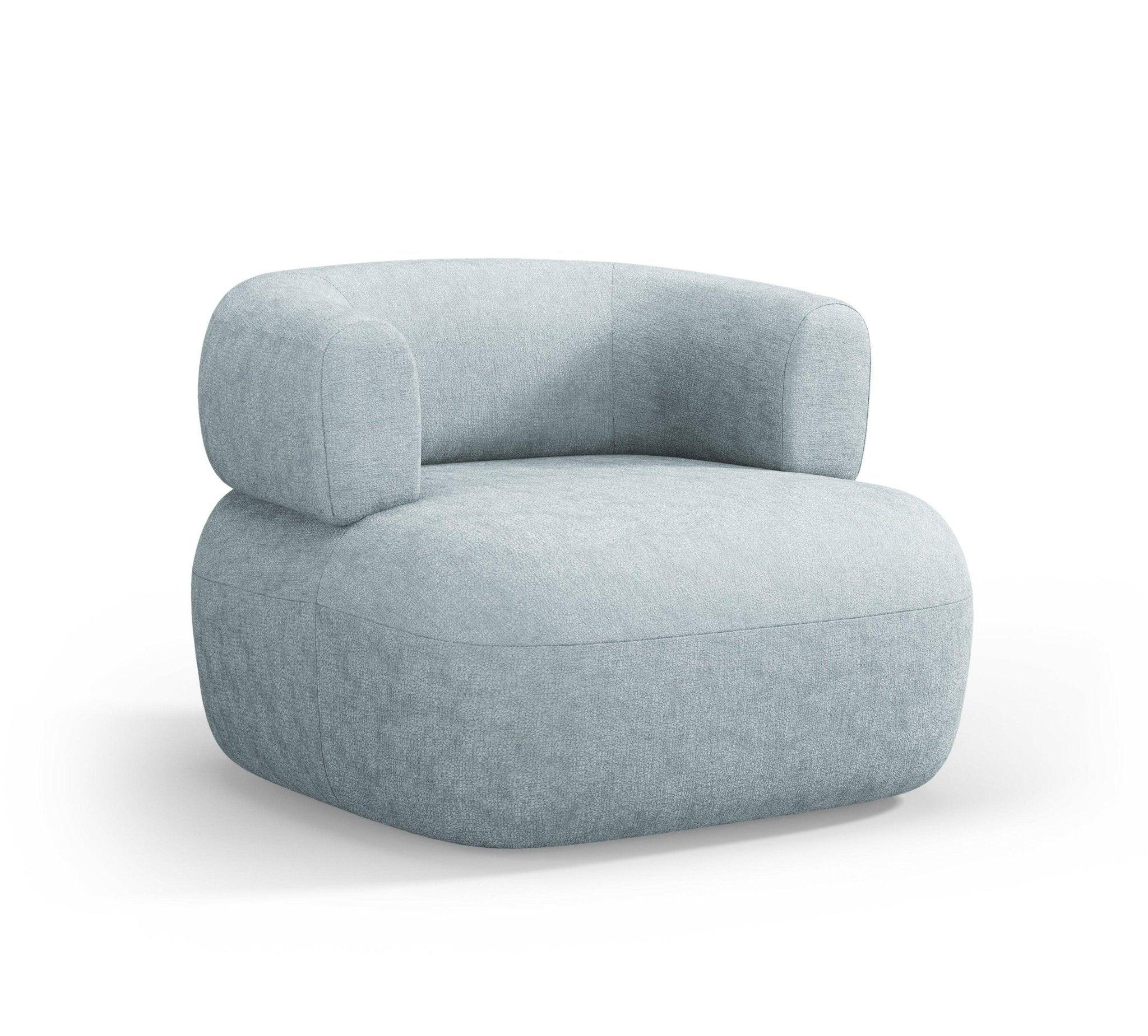 Fotel ALDRIN błękitny szenil Windsor & Co Eye on Design