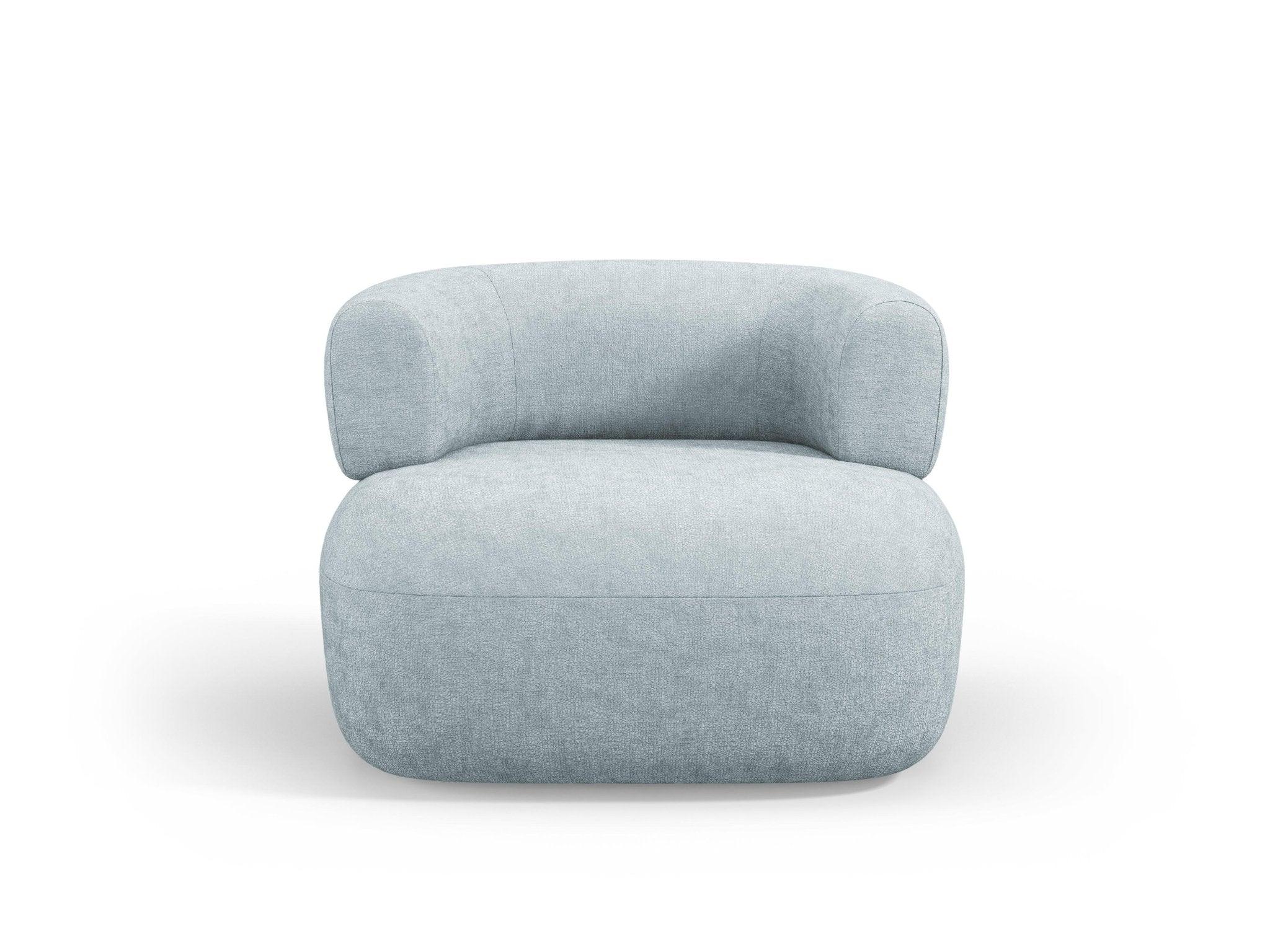 Fotel ALDRIN błękitny szenil Windsor & Co Eye on Design
