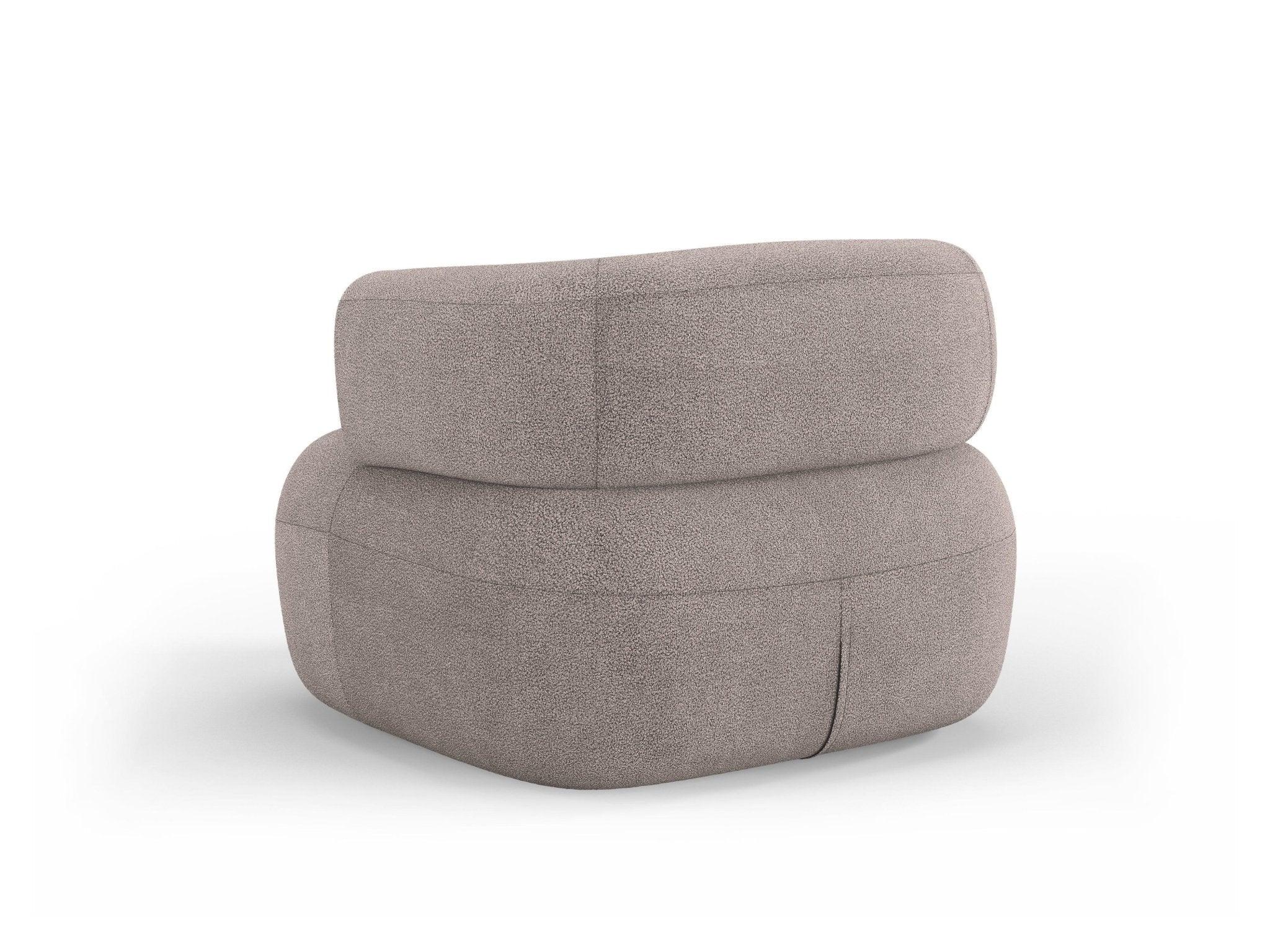 Fotel ALDRIN jasnobrązowy boucle Windsor & Co Eye on Design
