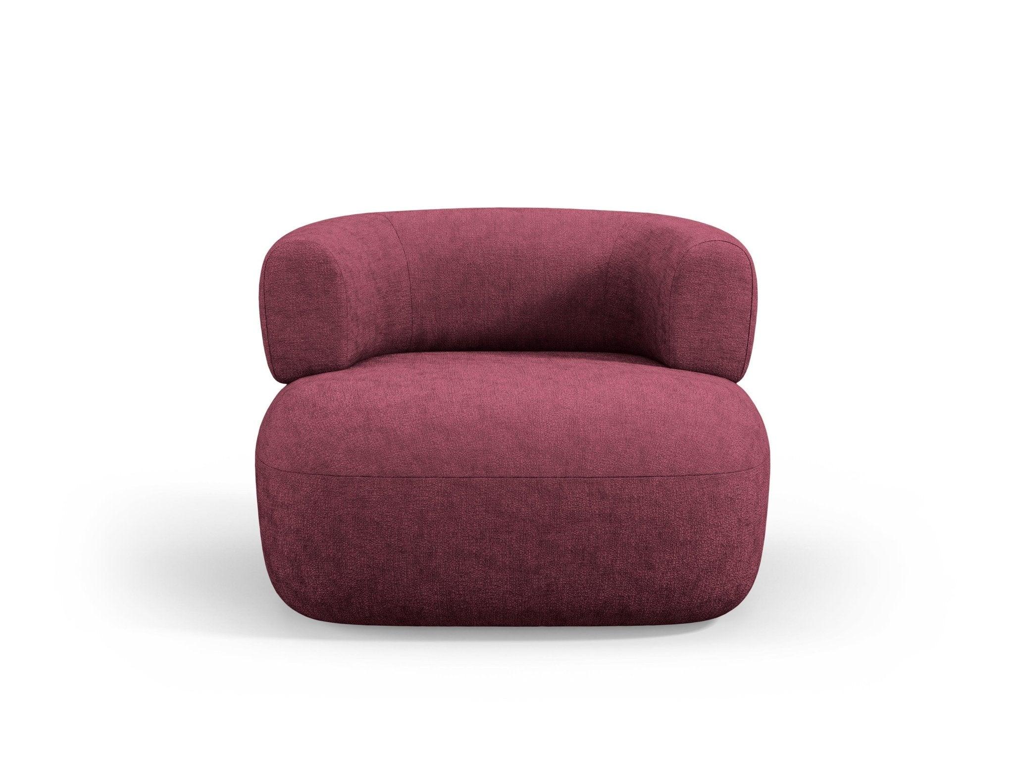 Fotel ALDRIN karmazynowy szenil Windsor & Co Eye on Design