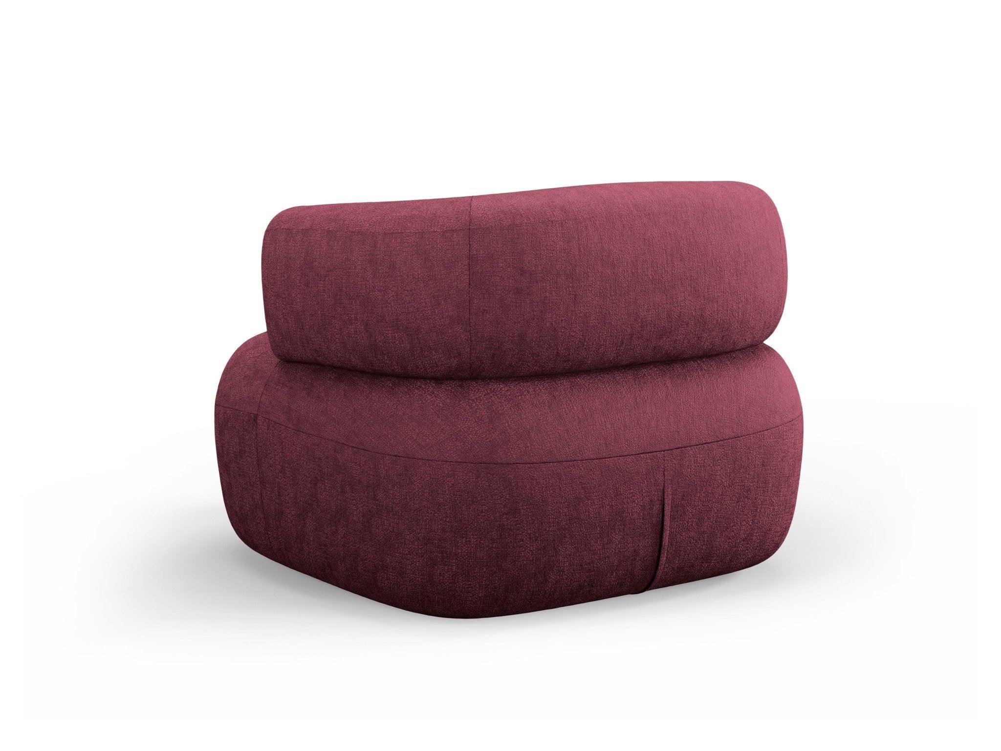 Fotel ALDRIN karmazynowy szenil Windsor & Co Eye on Design