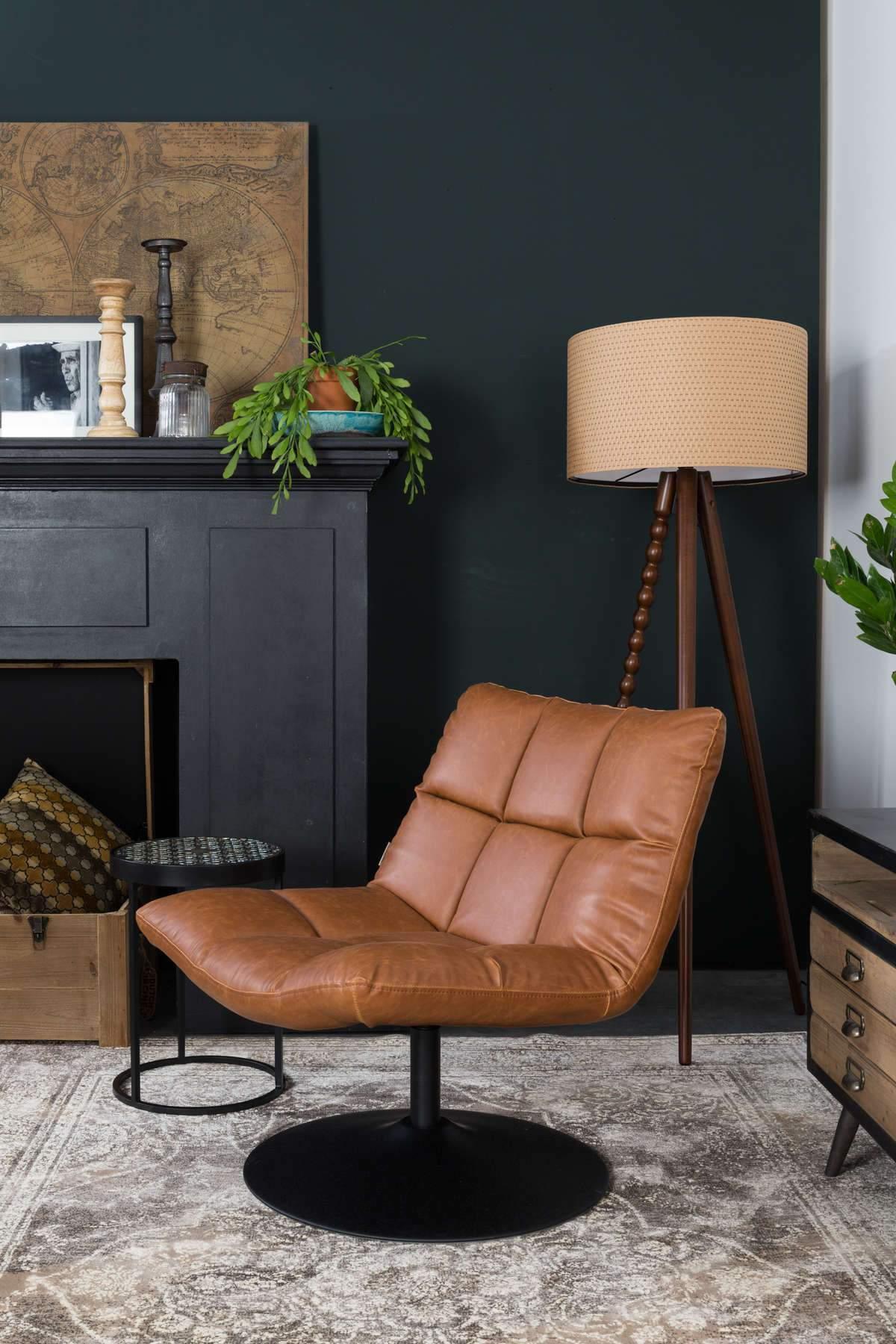 Fotel BAR VINTAGE brązowy Dutchbone Eye on Design