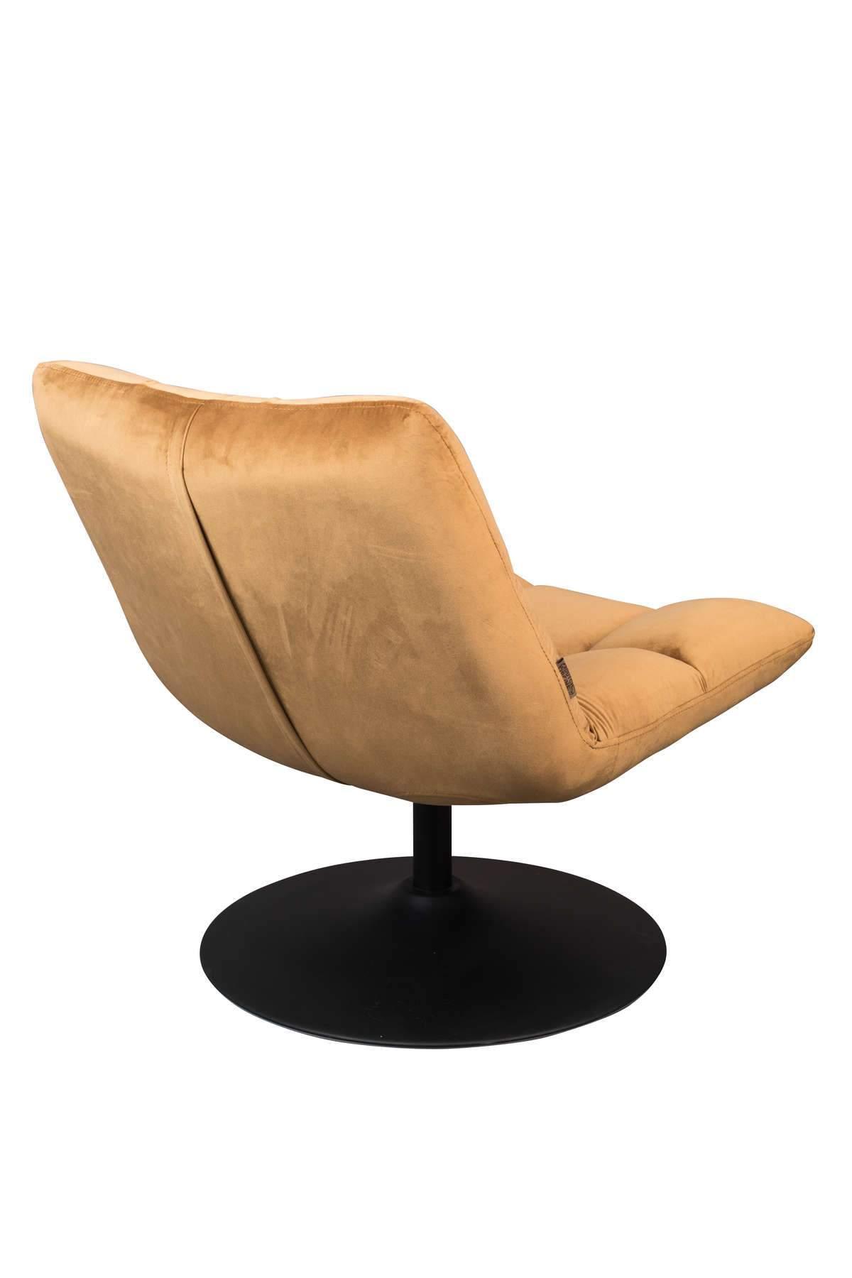 Fotel BAR złoty brąz Dutchbone Eye on Design