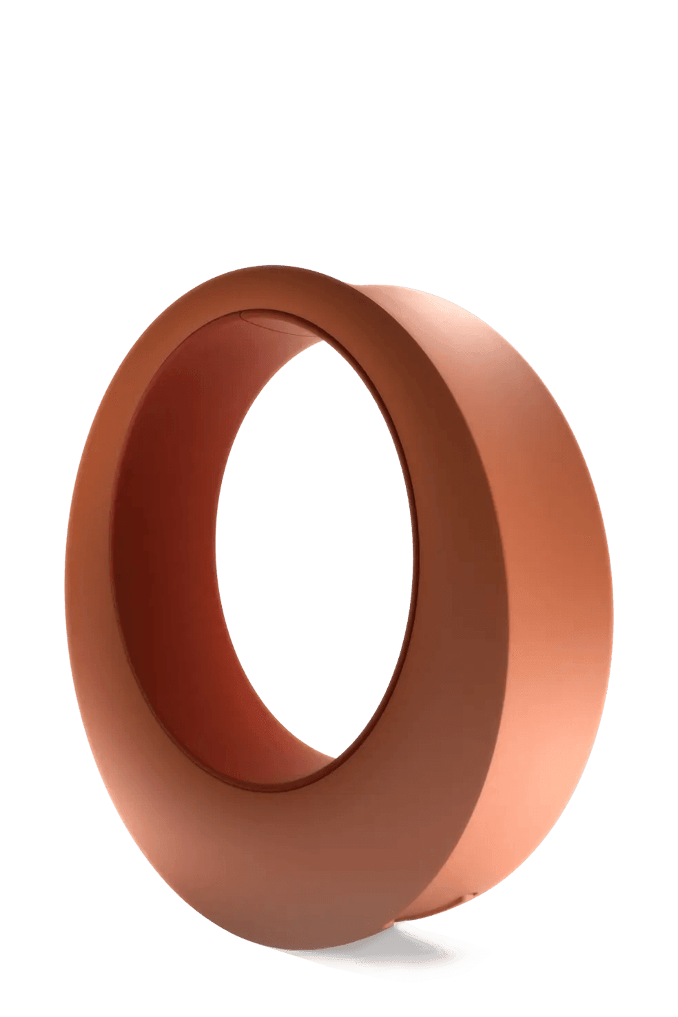 Fotel bujany O. terracotta Moooi Z obiciem Eye on Design